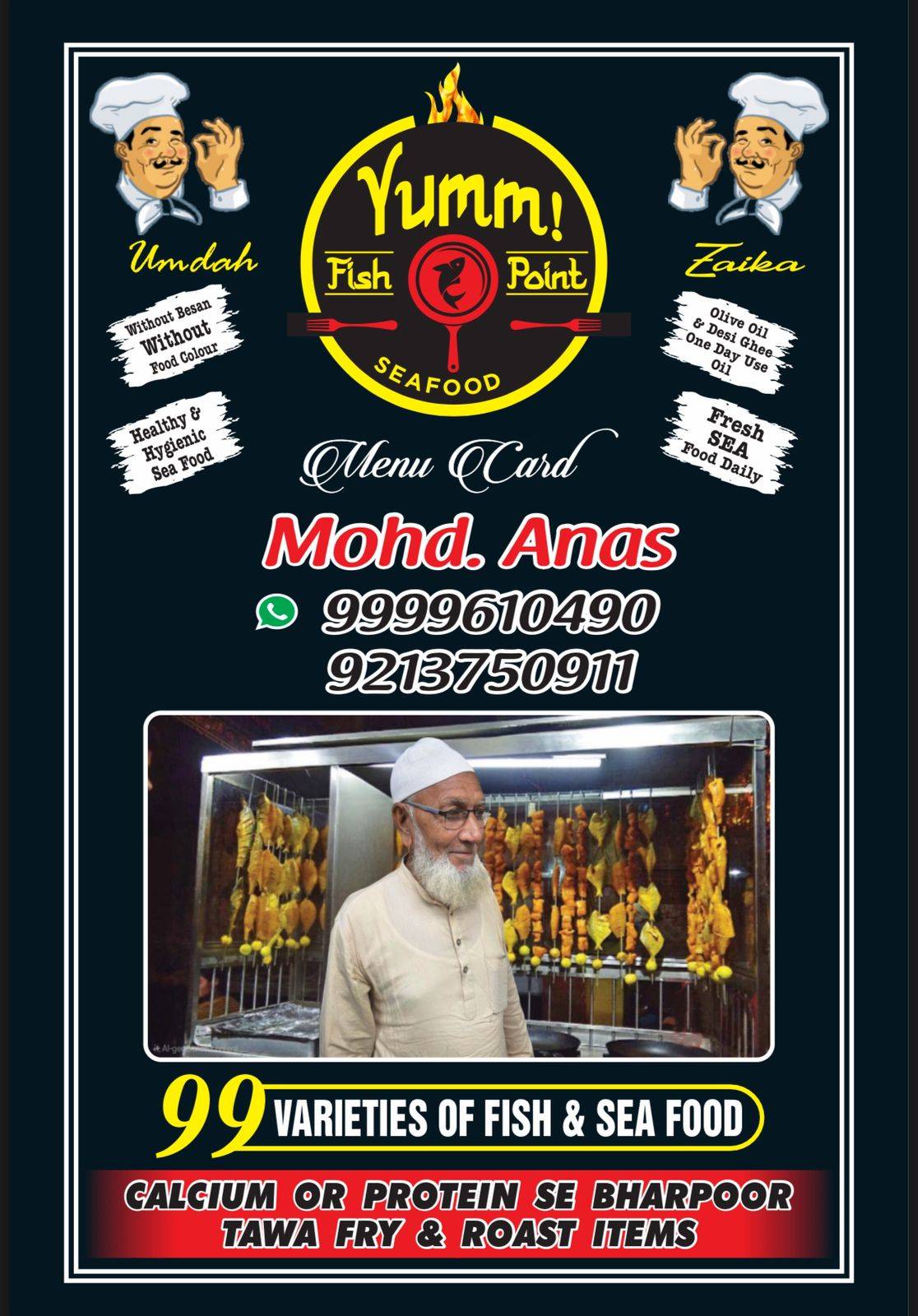 Yumm Fish Point menu