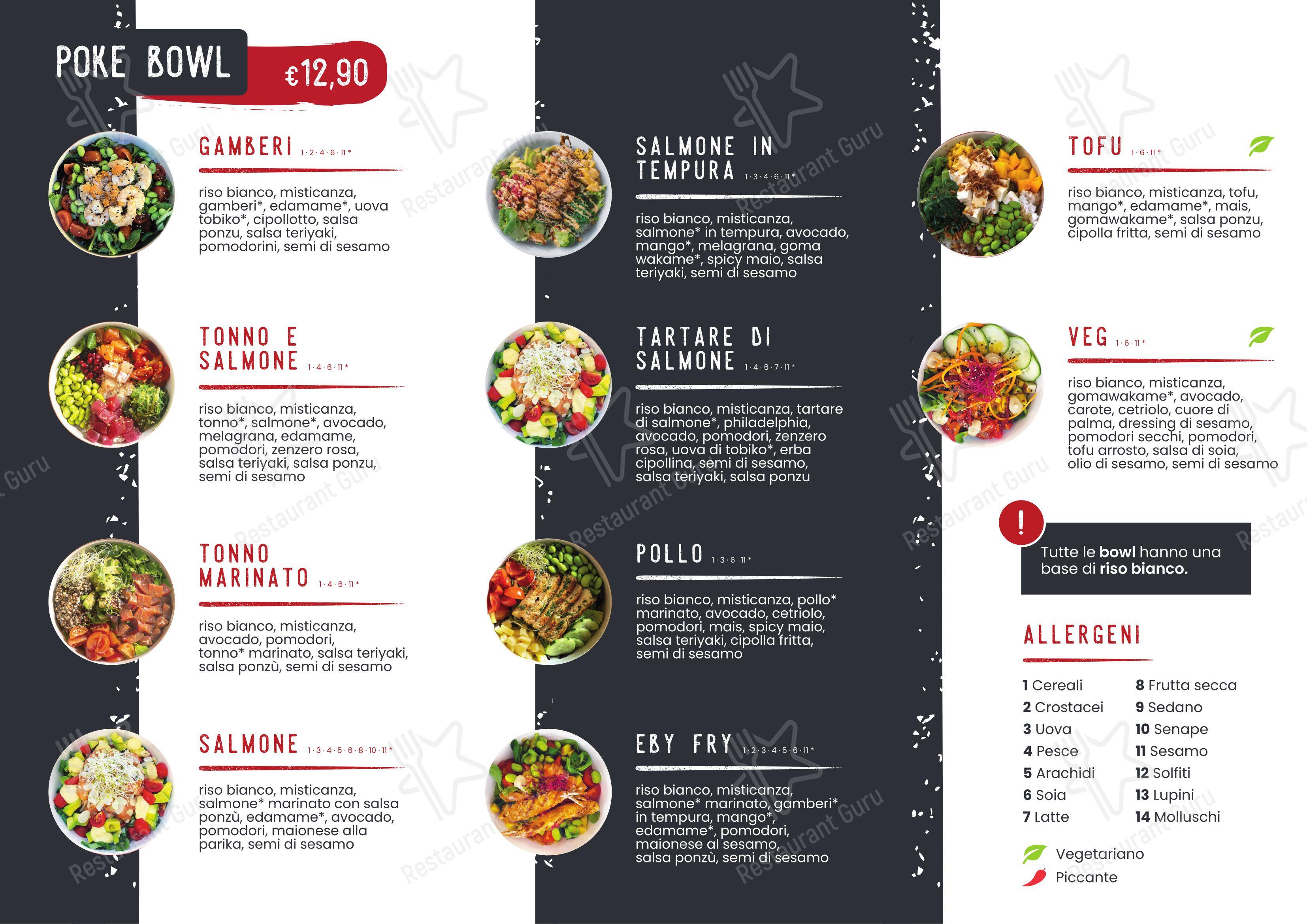 Menu di Yun Quick Lonato - Menu