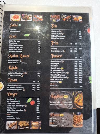 Zaika Foods menu