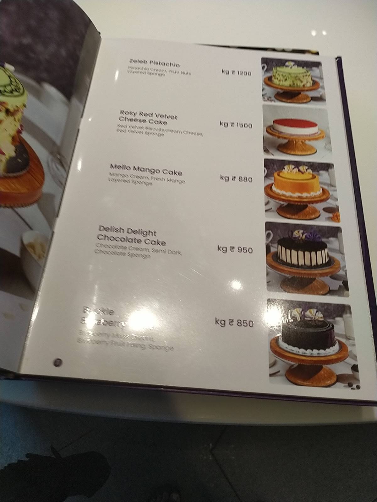 Zelebrae Pastries & Cafe menu