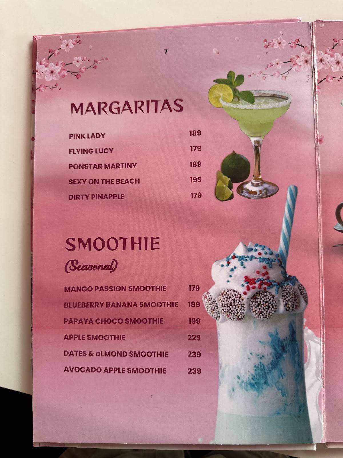 lavesta pink cafe menu