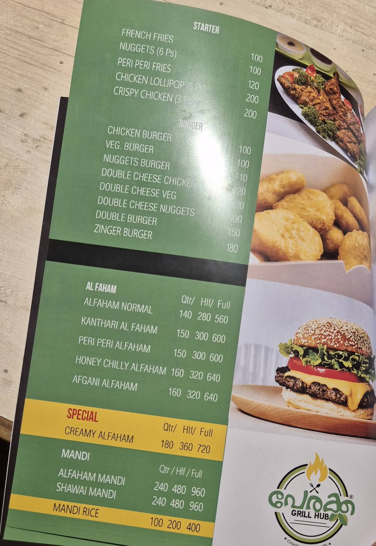 perakka grill hub menu