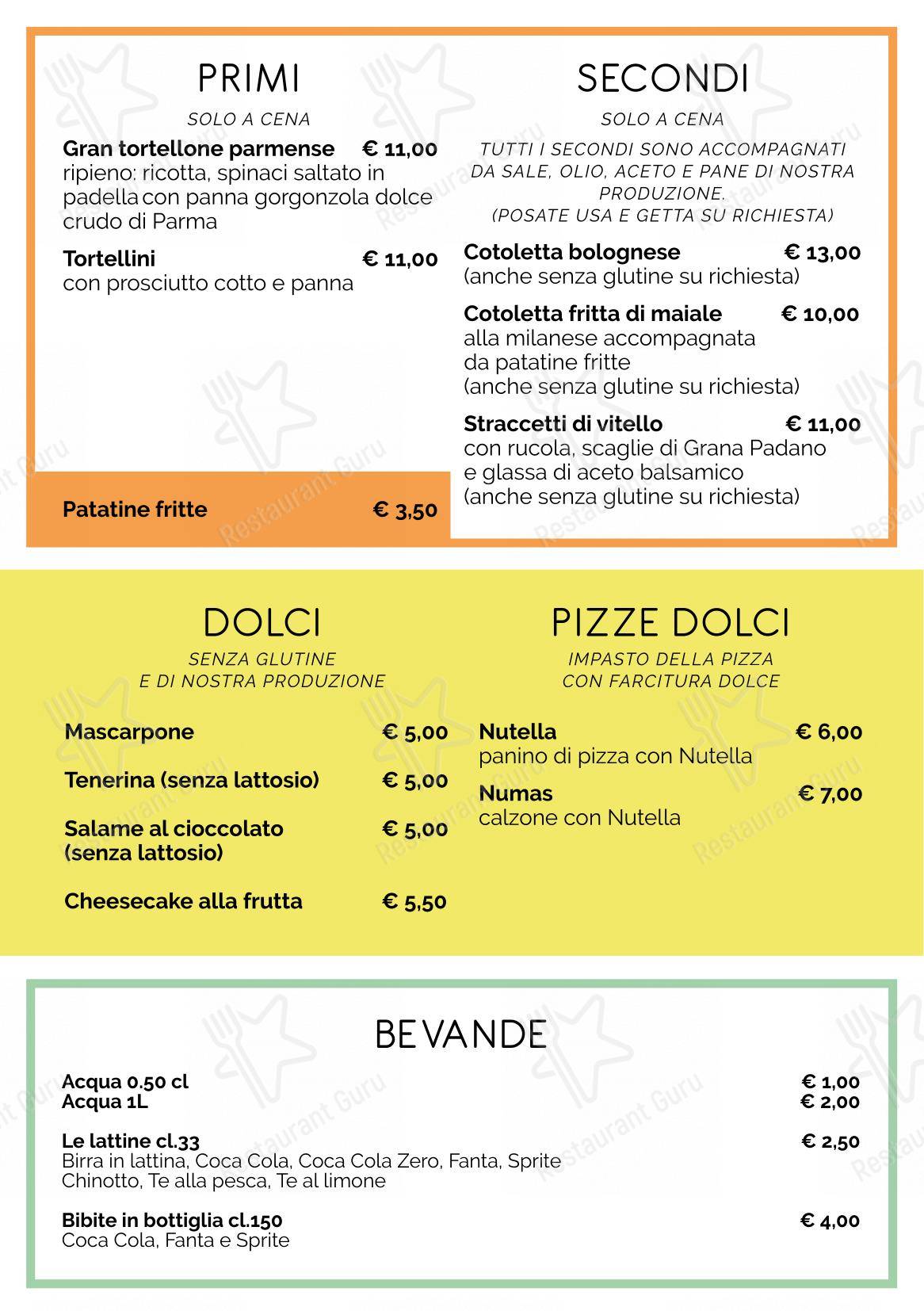 Детское per BACLAS - Pizzeria con cucina, senza glutine, delivery e take away ristorante
