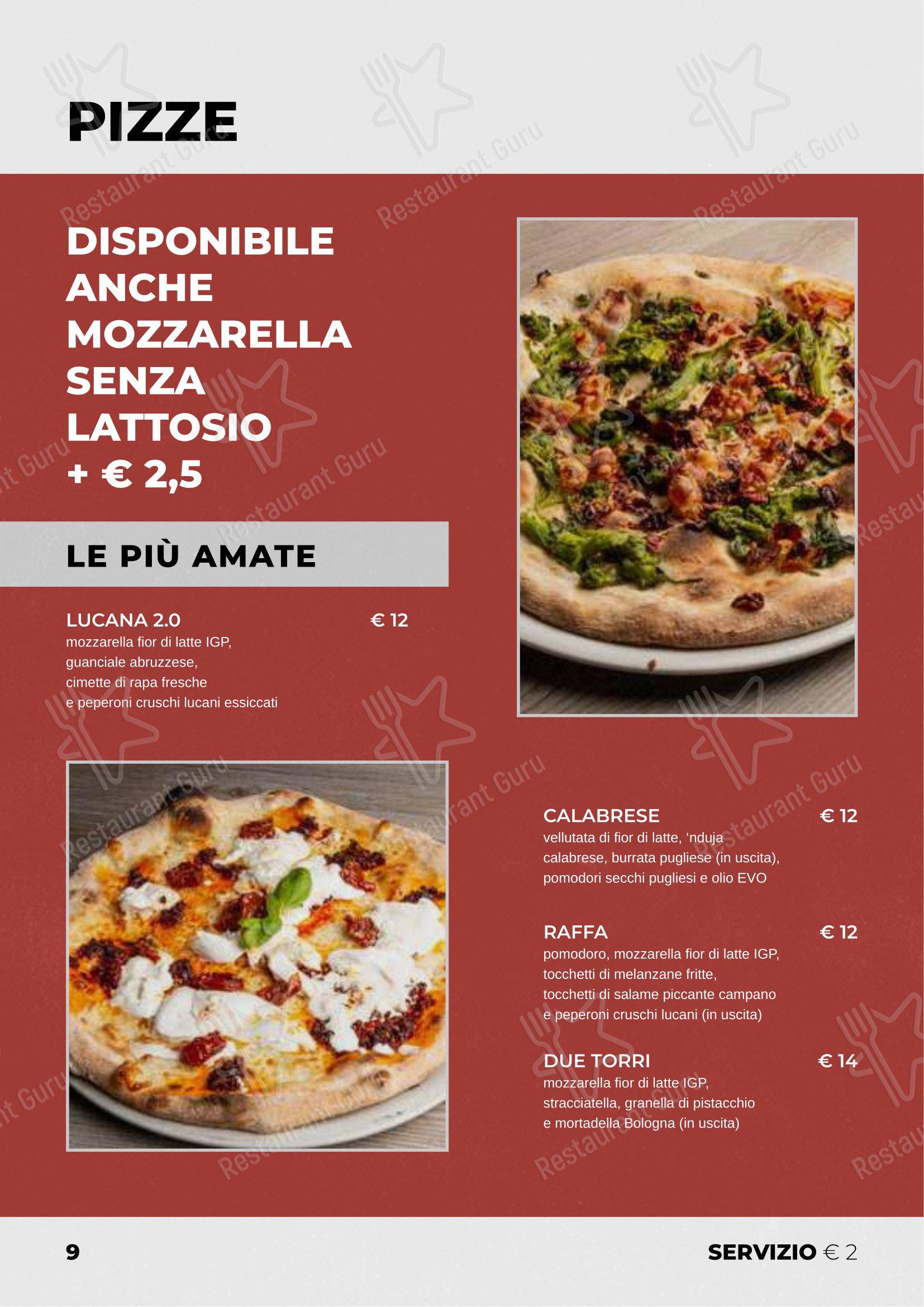 BACLAS - Pizzeria con cucina, senza glutine, delivery e take away in Bologna - Menu bar