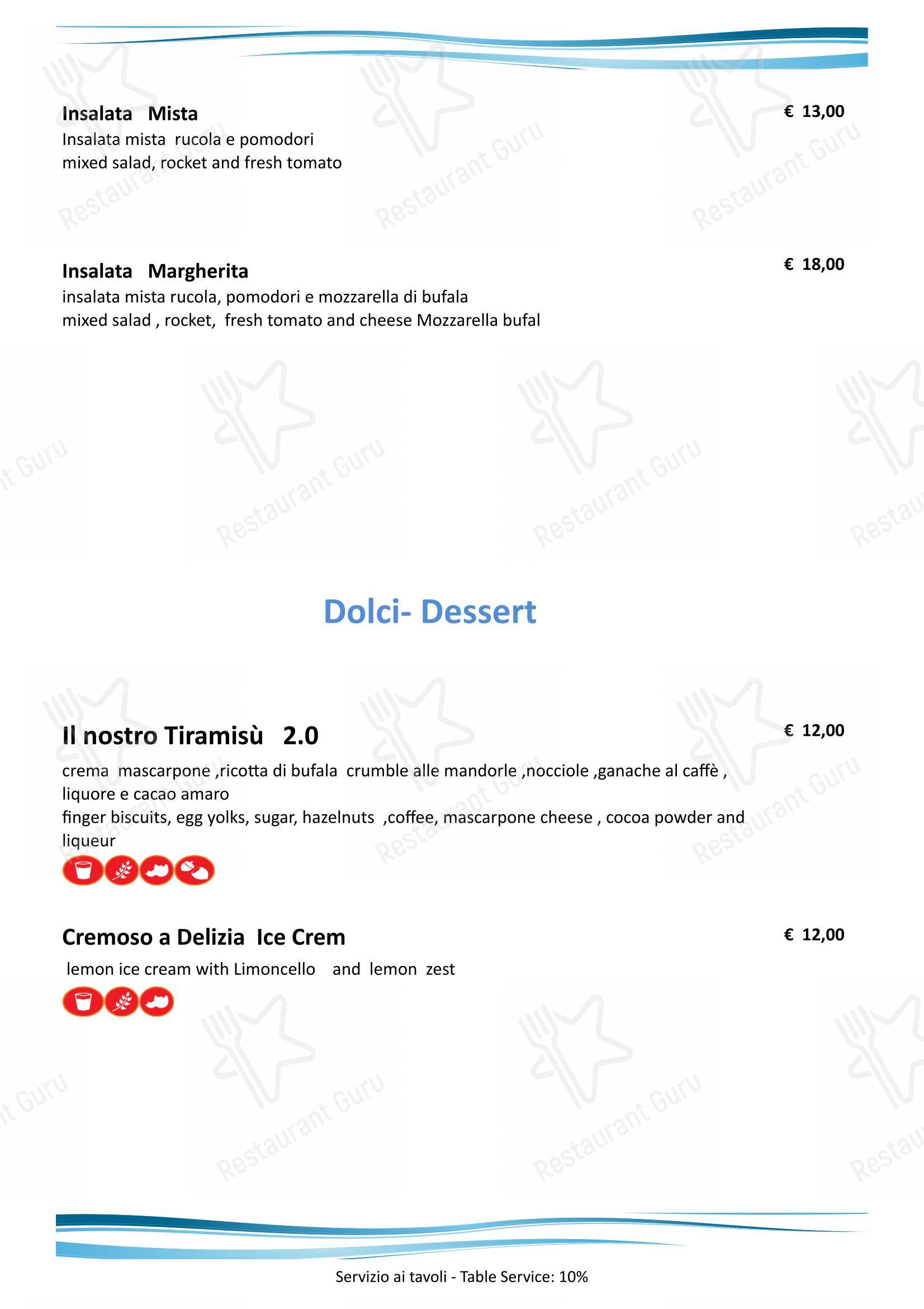 Menu per Baglio pub & bar