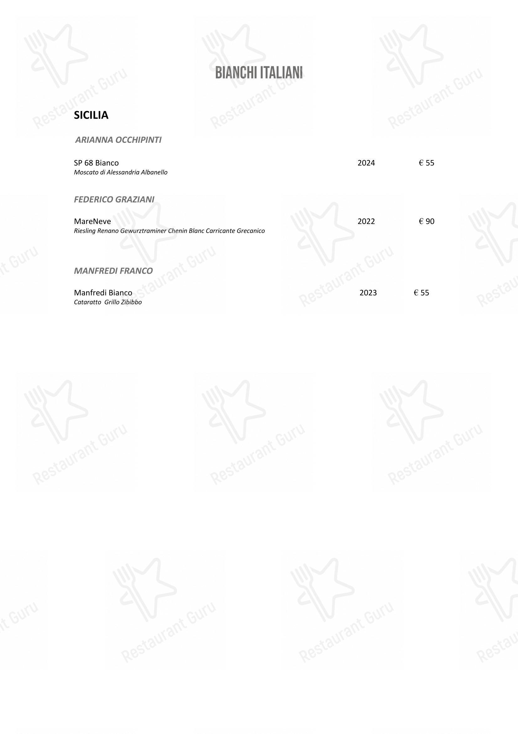 Wine Menu per DanielCanzian Ristorante Milano ristorante