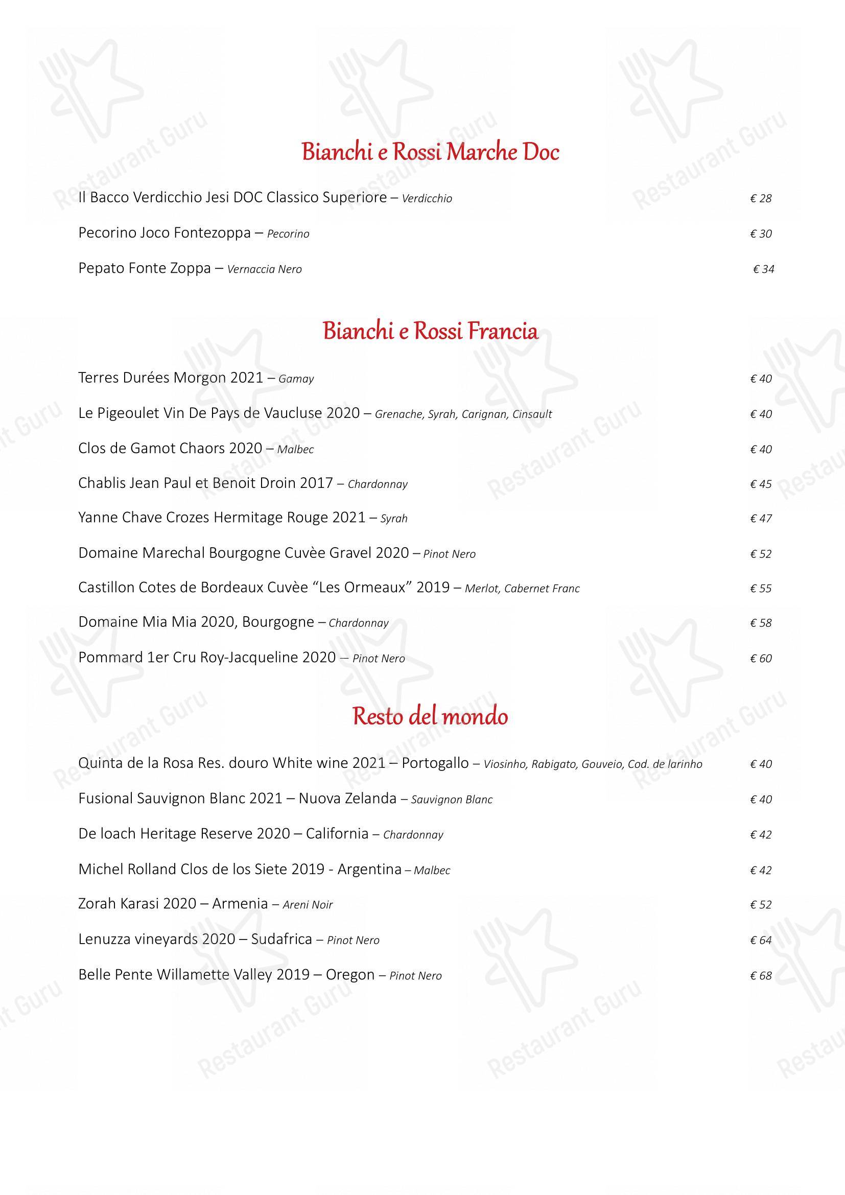 Ristorante Gallo Nero in Siena - Menu