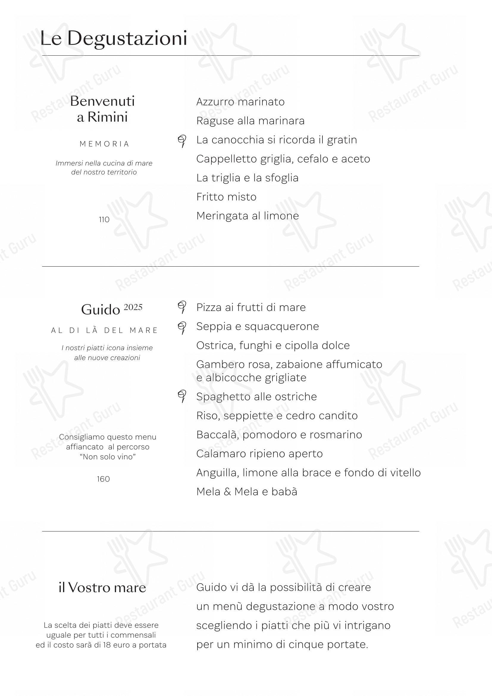 Menu di Guido - Menu