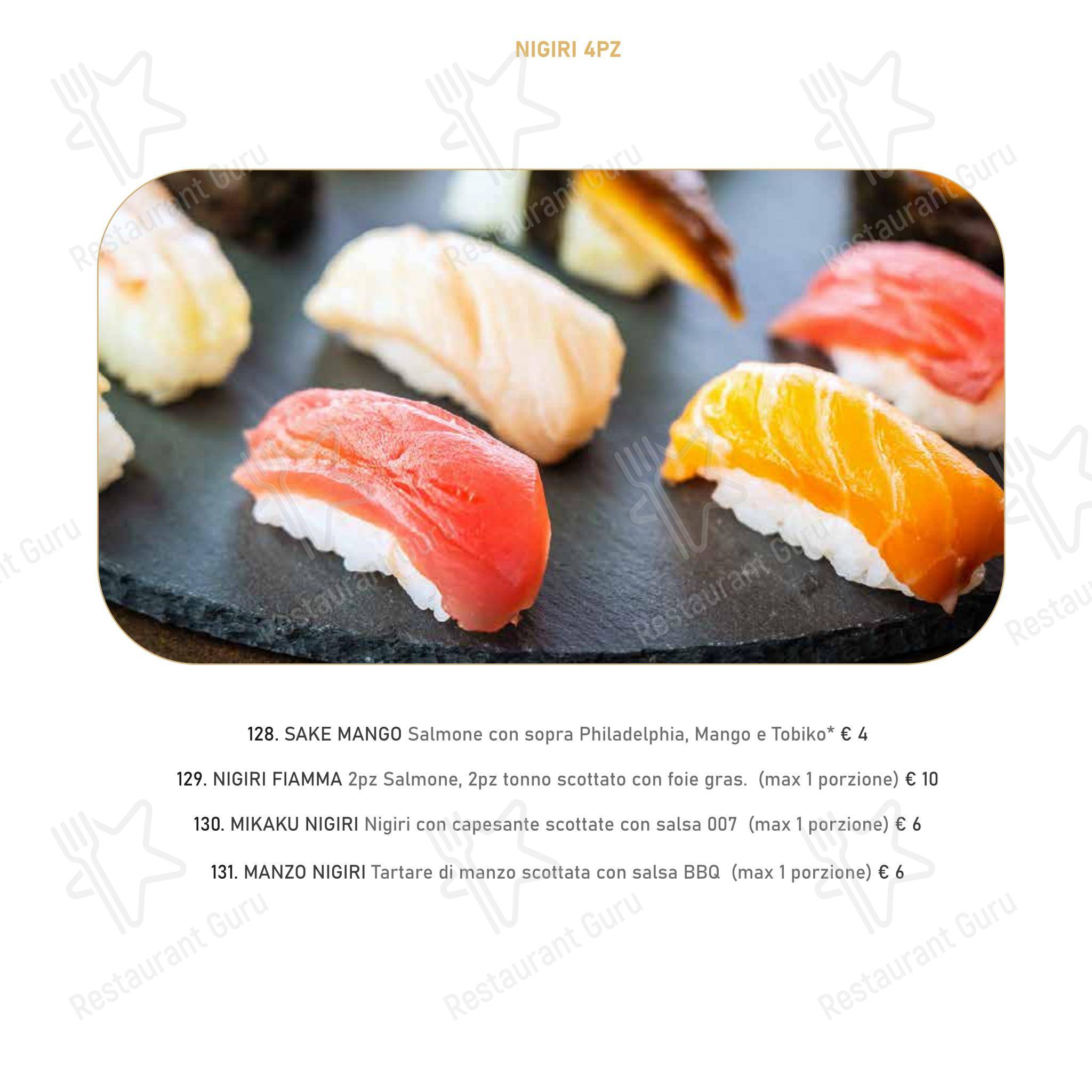 Mikaku sushi in Rimini - Menu