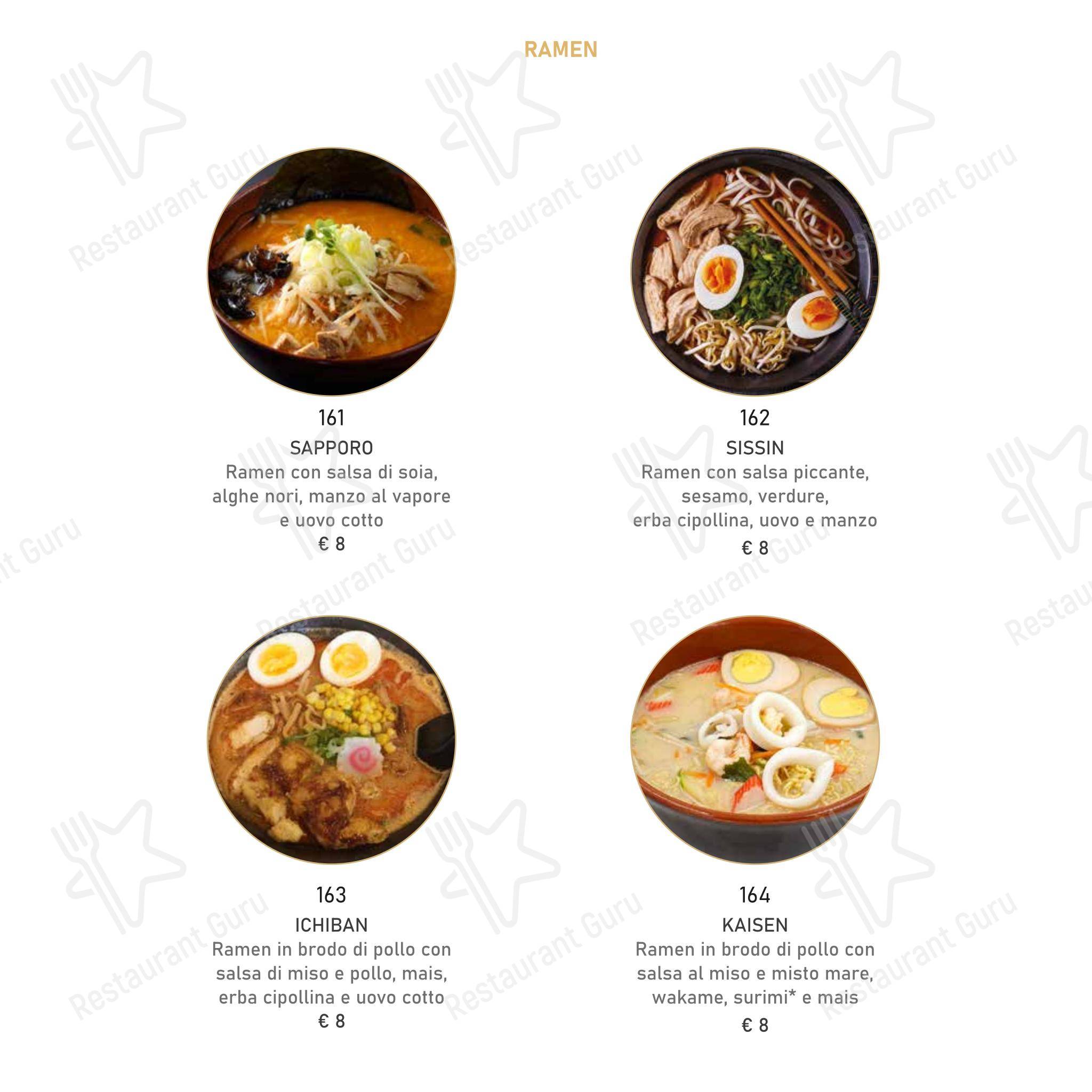 Mikaku sushi in Rimini - Menu
