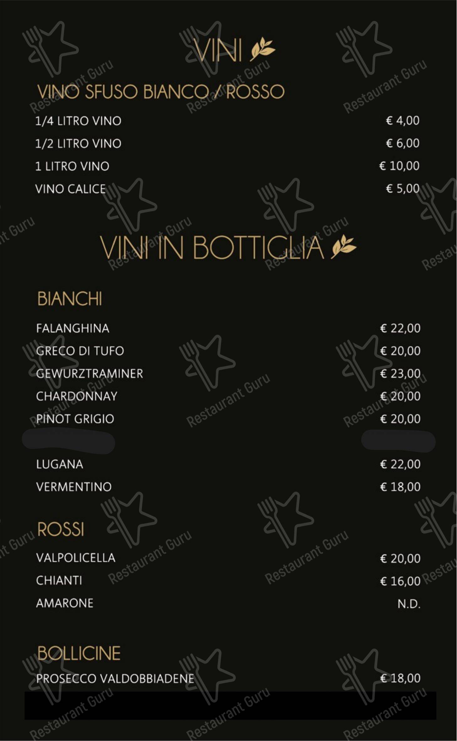 Mulan sushi in Lissone - Menu bar