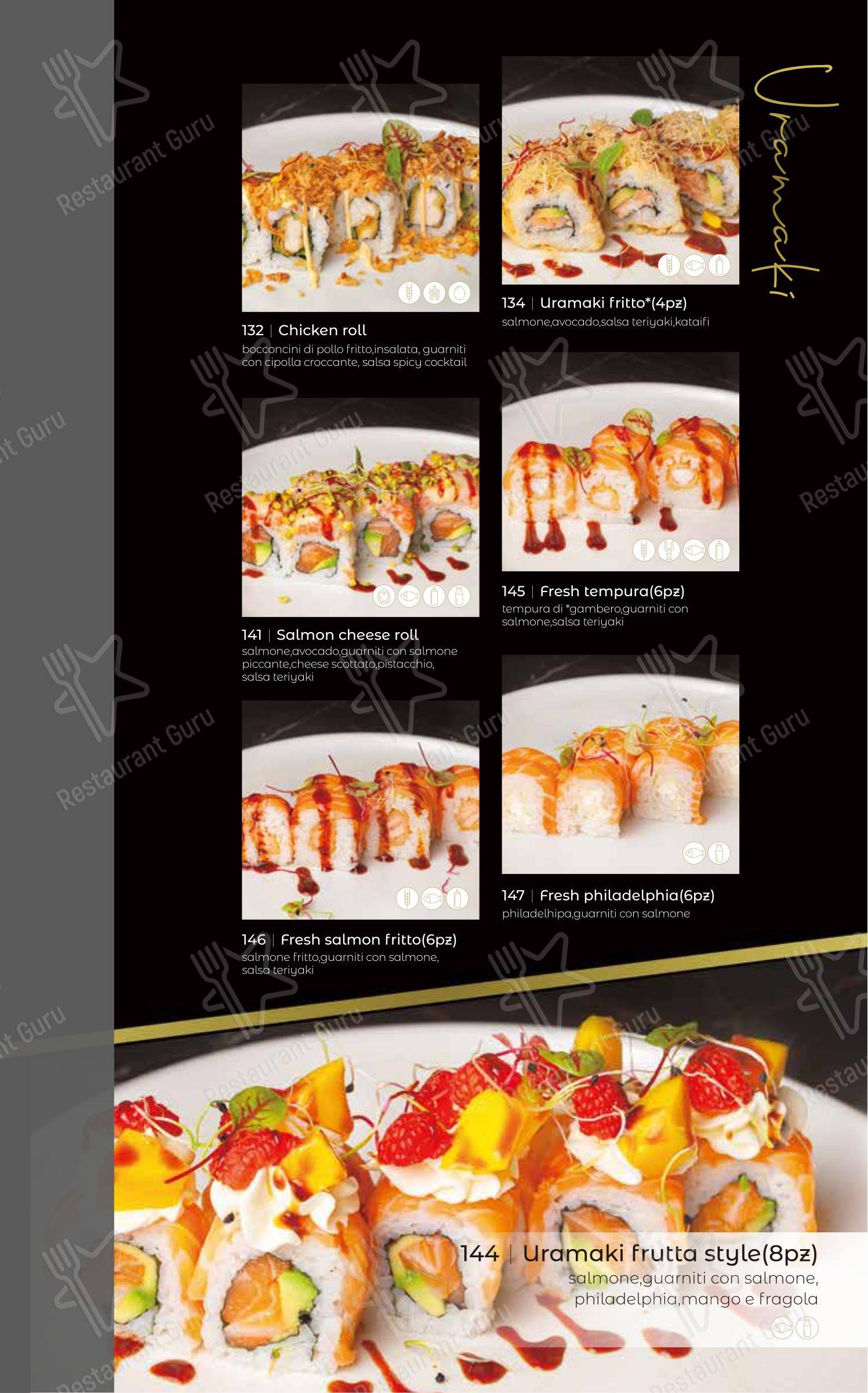 Menu per Oya Sushi Rovigo ristorante