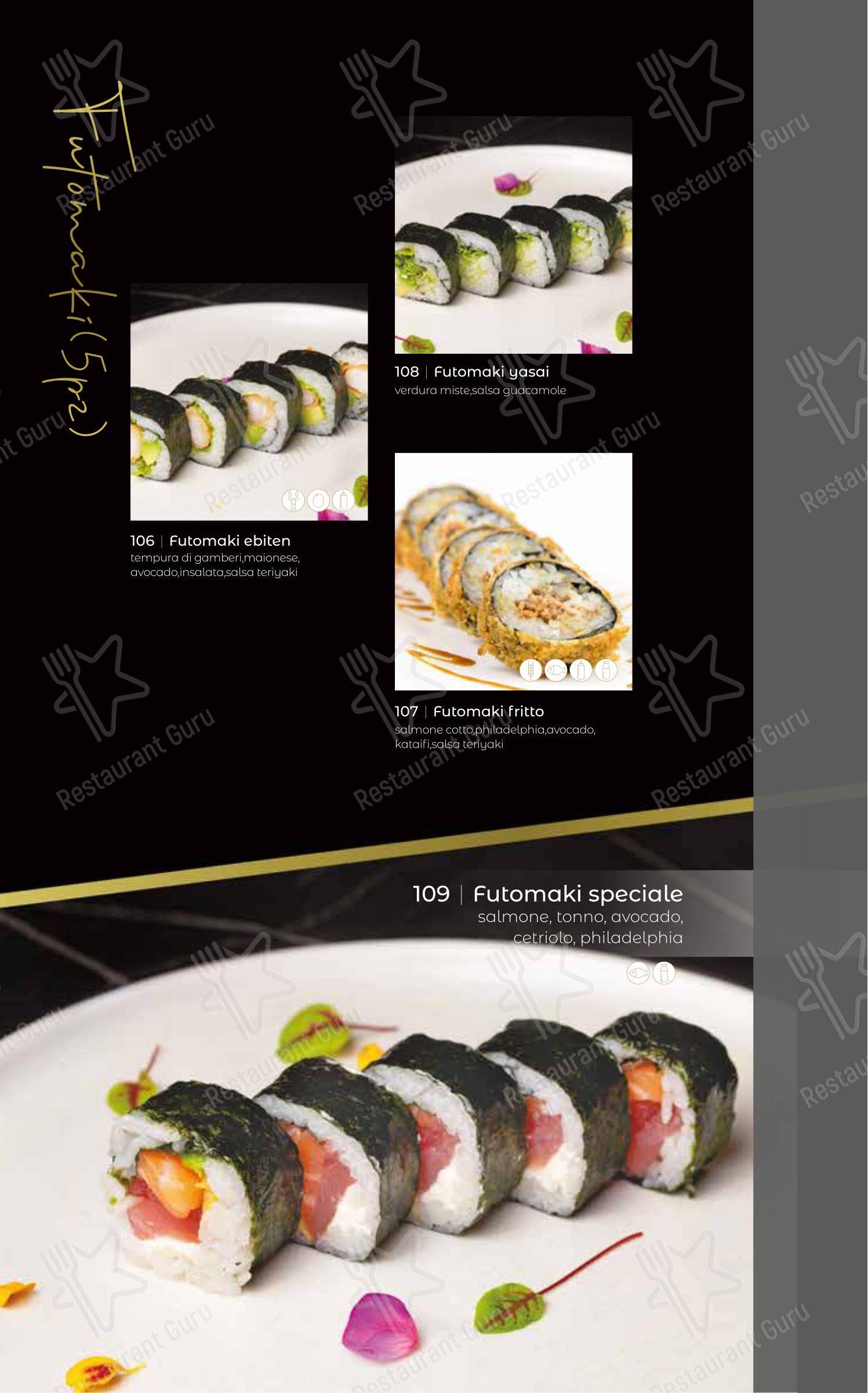 Oya Sushi Rovigo in Rovigo - Menu