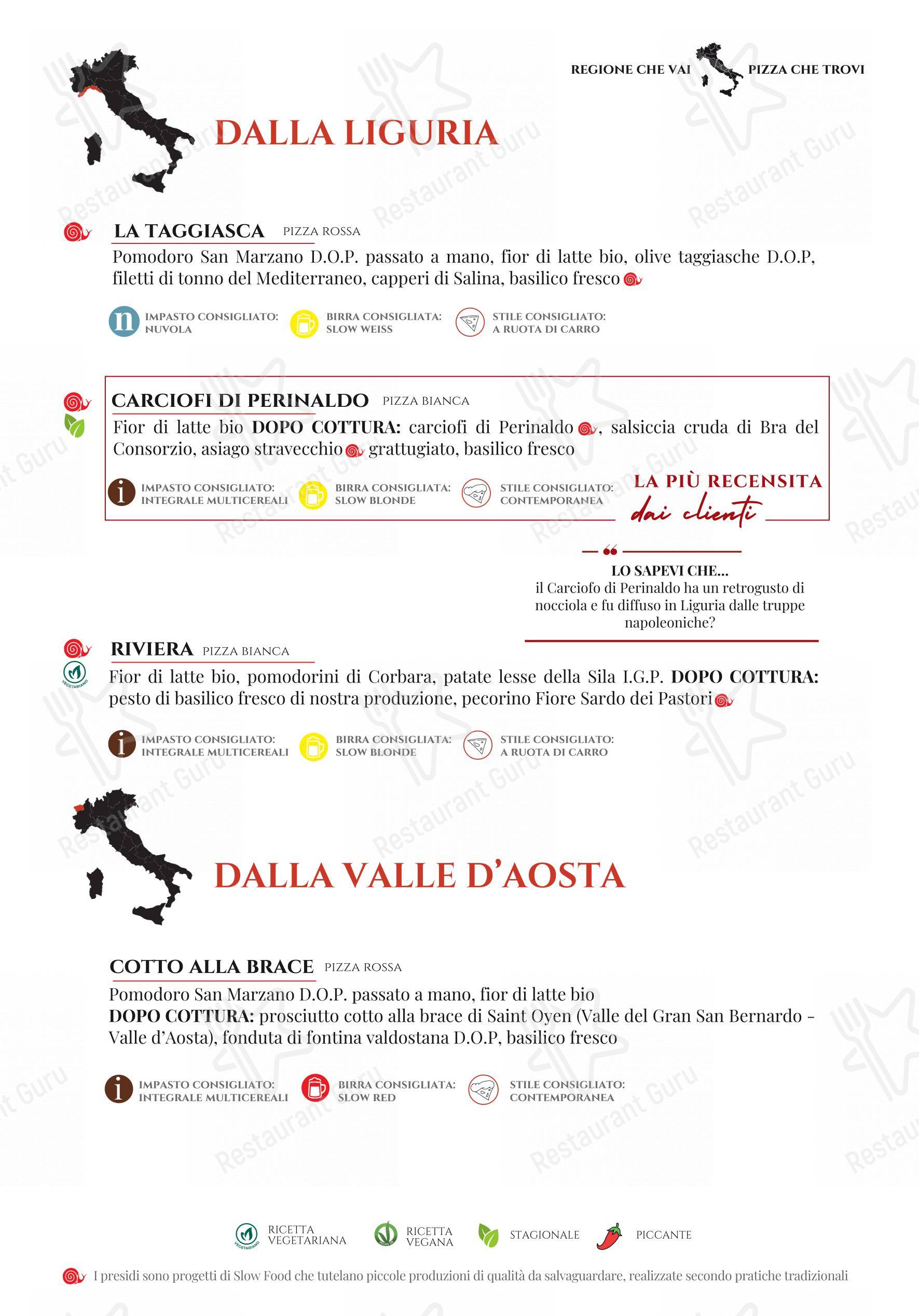 Pummarò.it in Torino - Menu