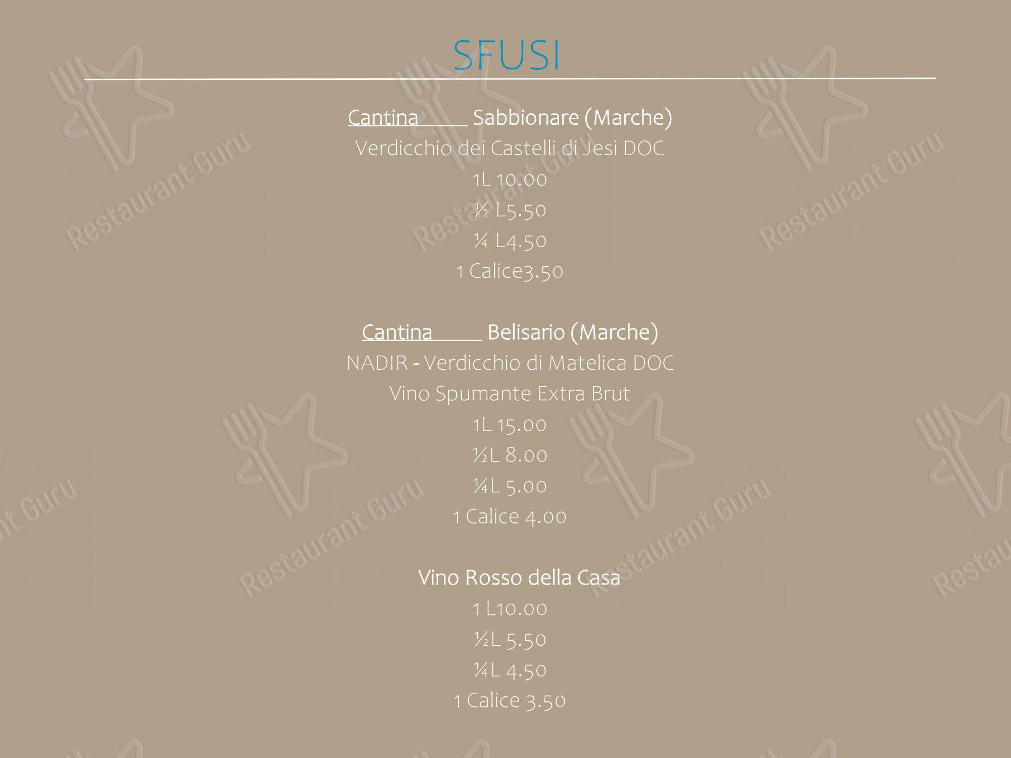 Menu di Ristorante Asia - Menu