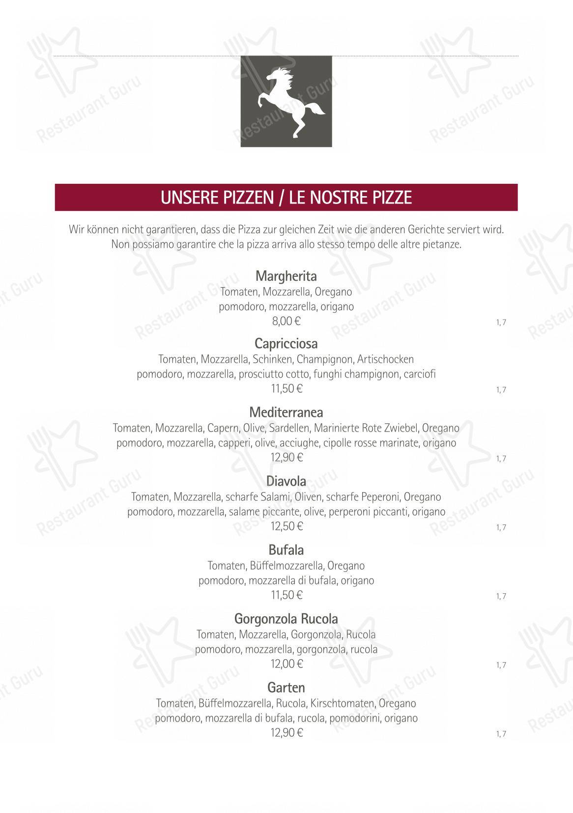 Menu di Rössl bianco - Коктейльная карта