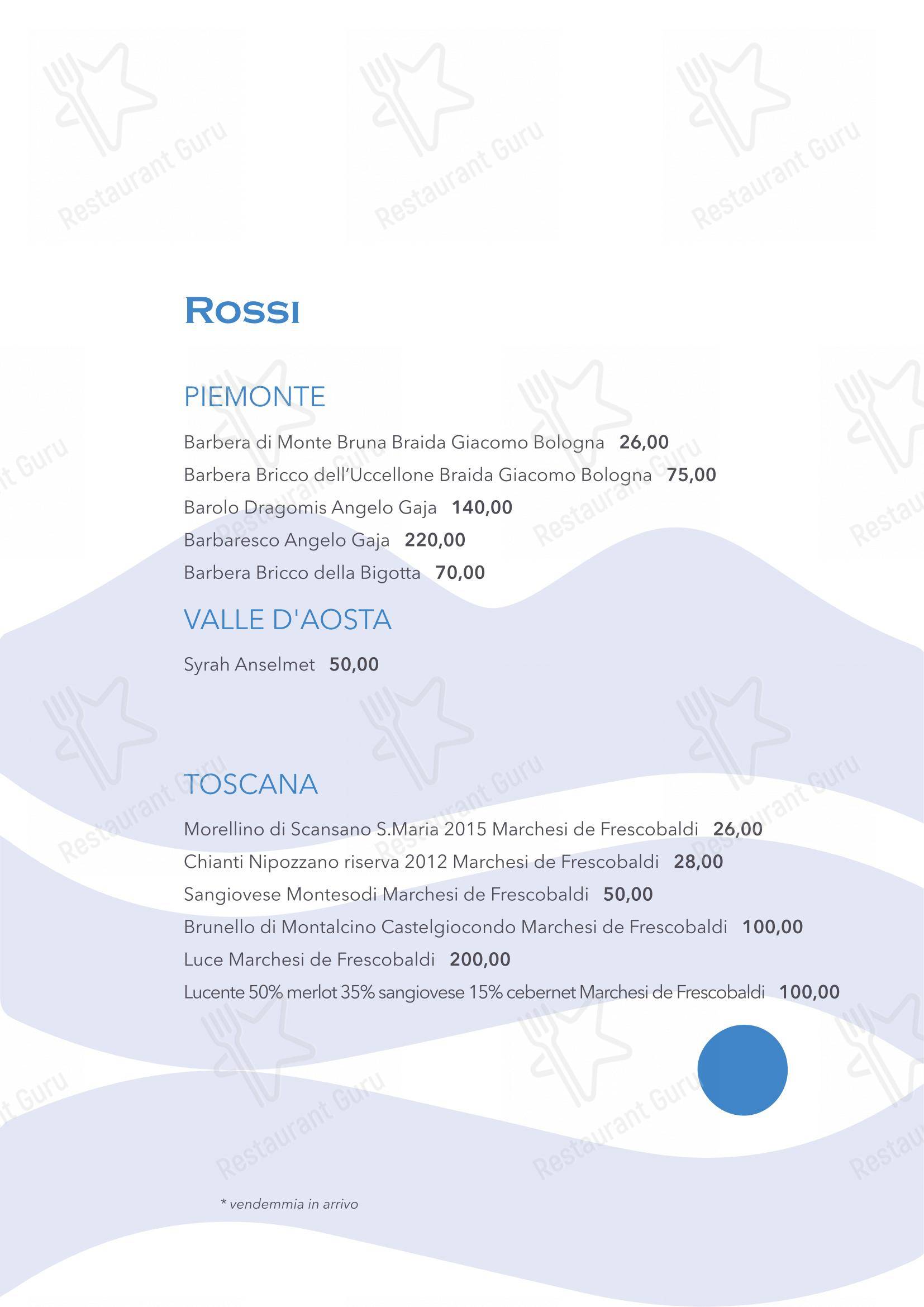 Scicchitano Ristorante Napoli in Napoli - Menu bar