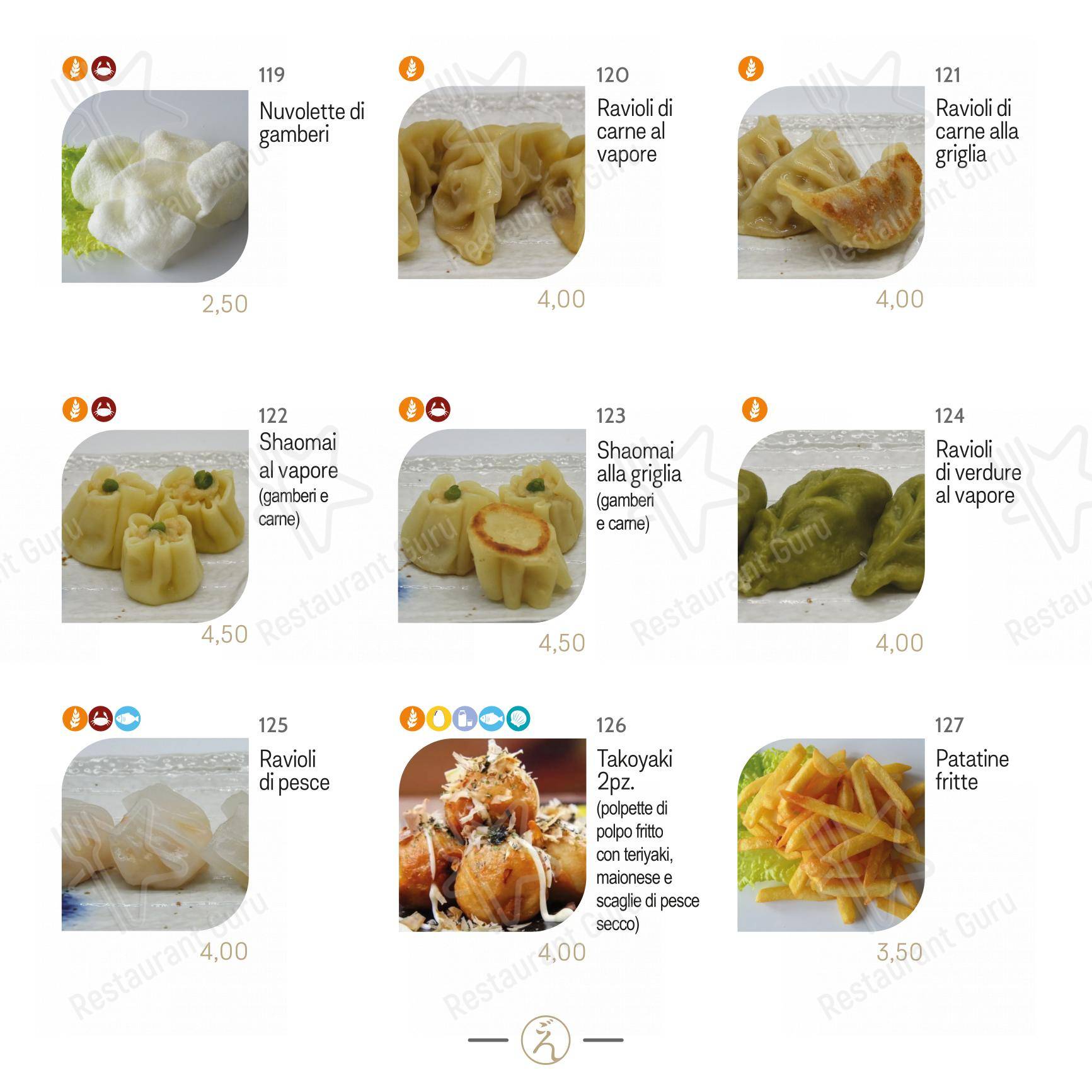 Ristorante Nest Sushi Wok in Fiorano - Menu