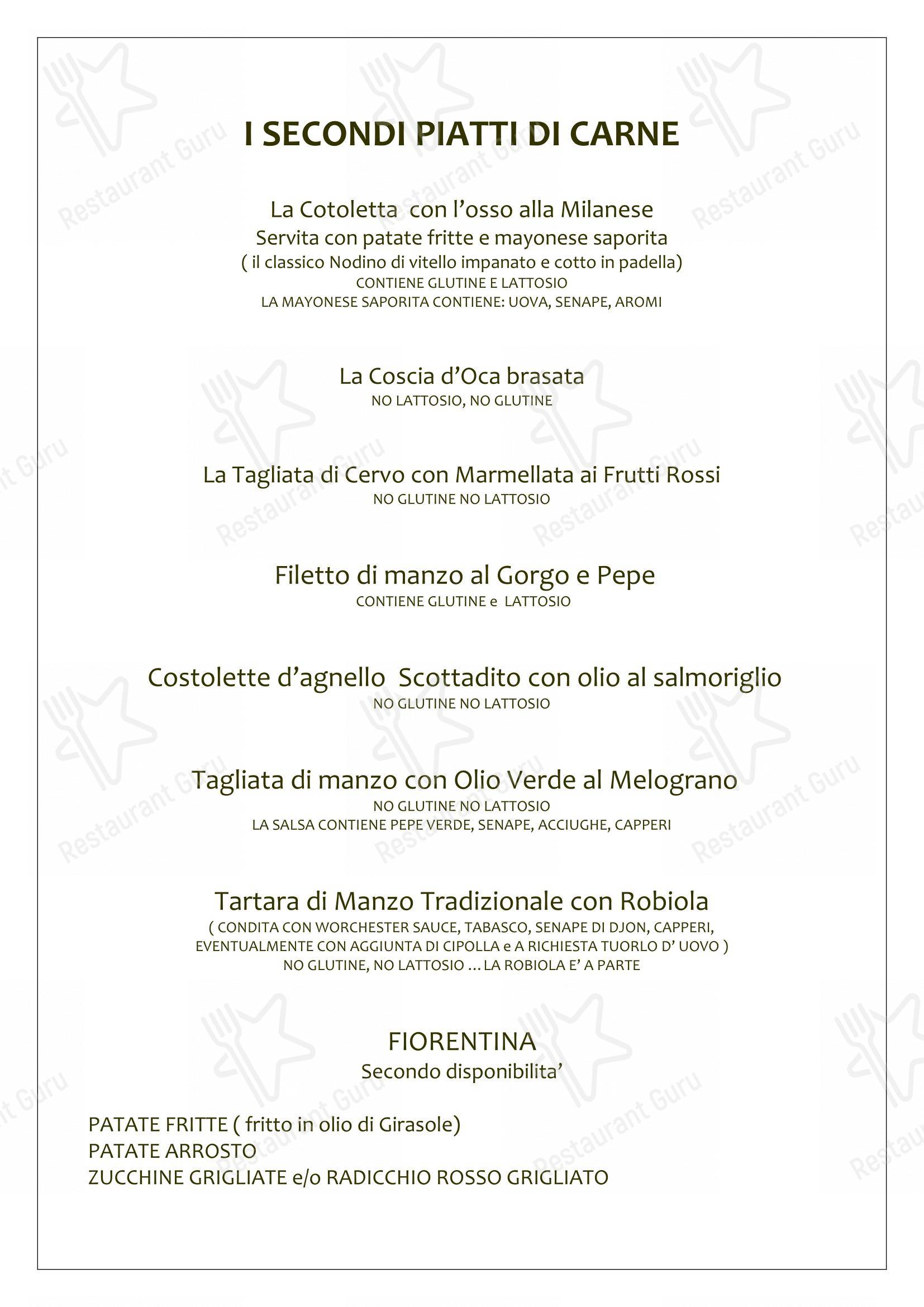 菜单 per Trattoria L'Ocanda in Leno