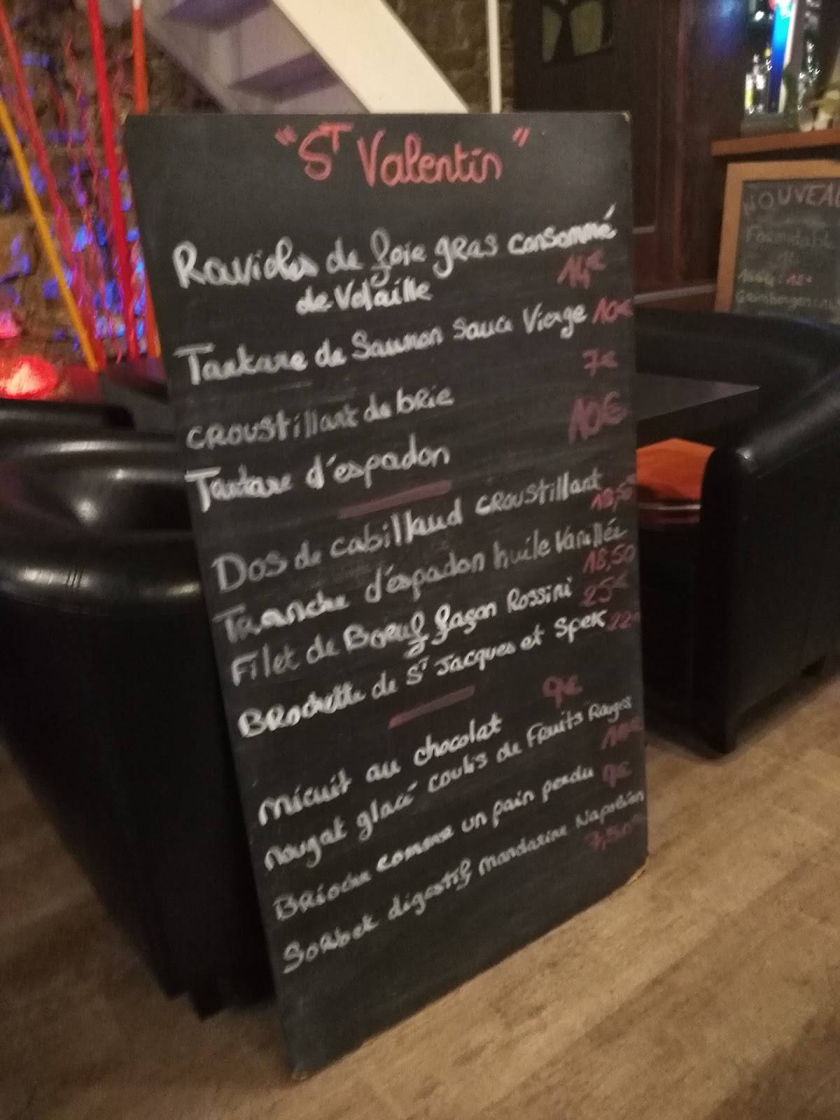 Menu de Saveurs et Plaisirs