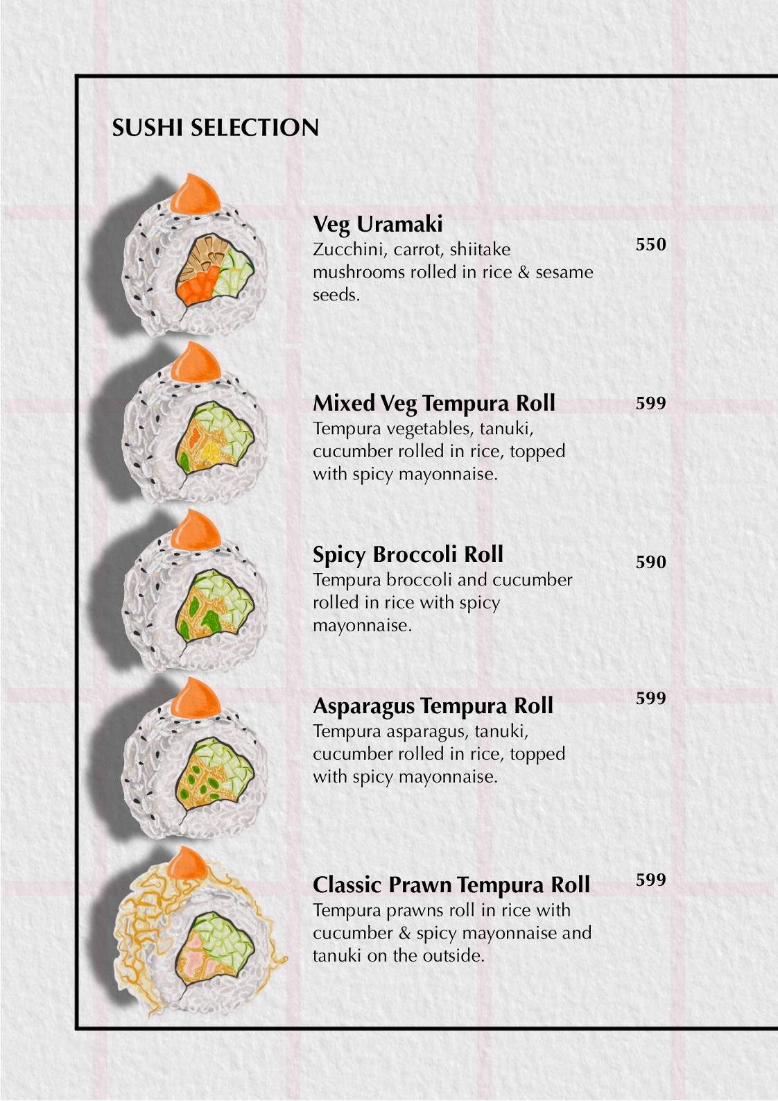wasabi15 Vimannagar menu