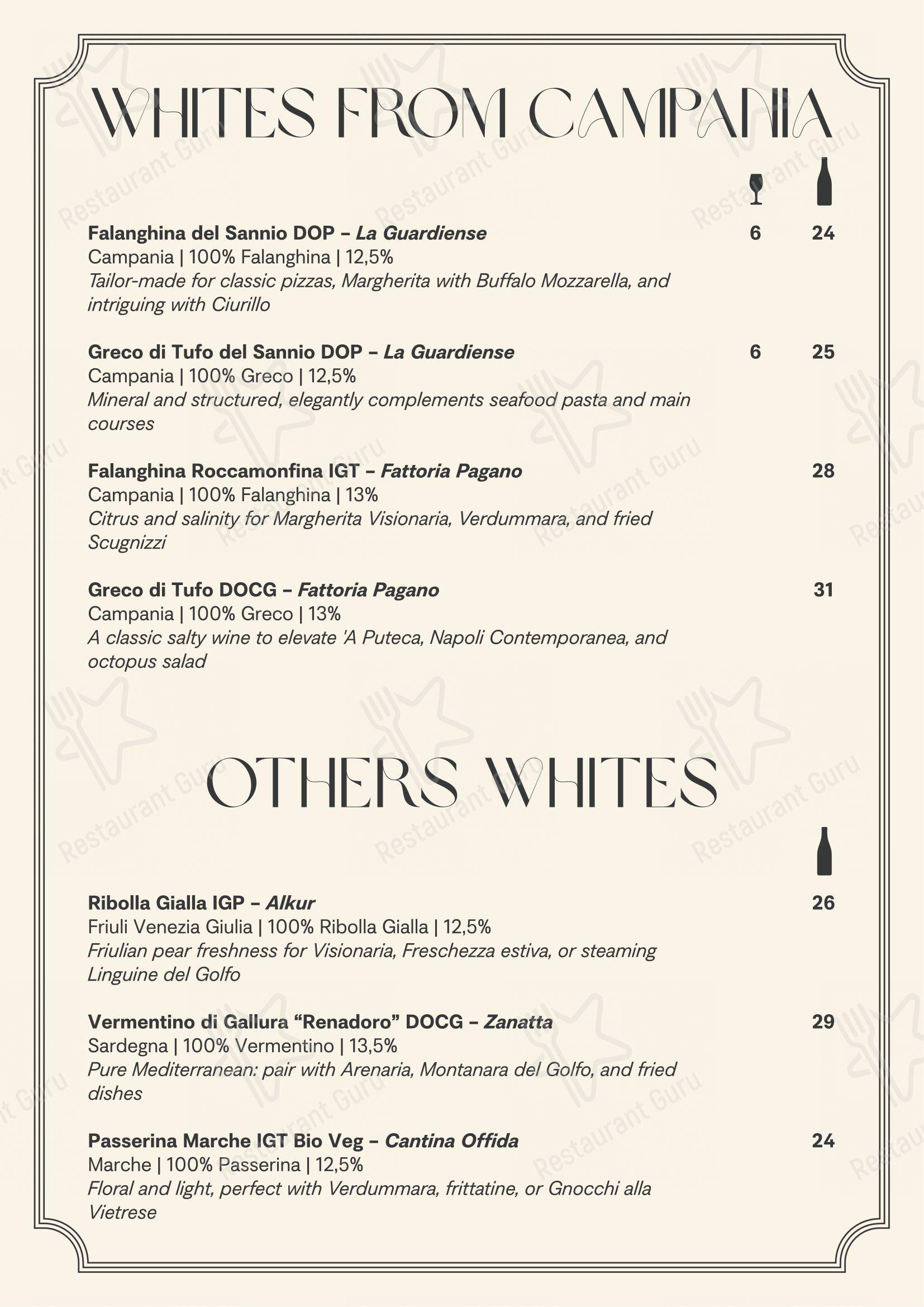 ’a Puteca in Firenze - 菜单