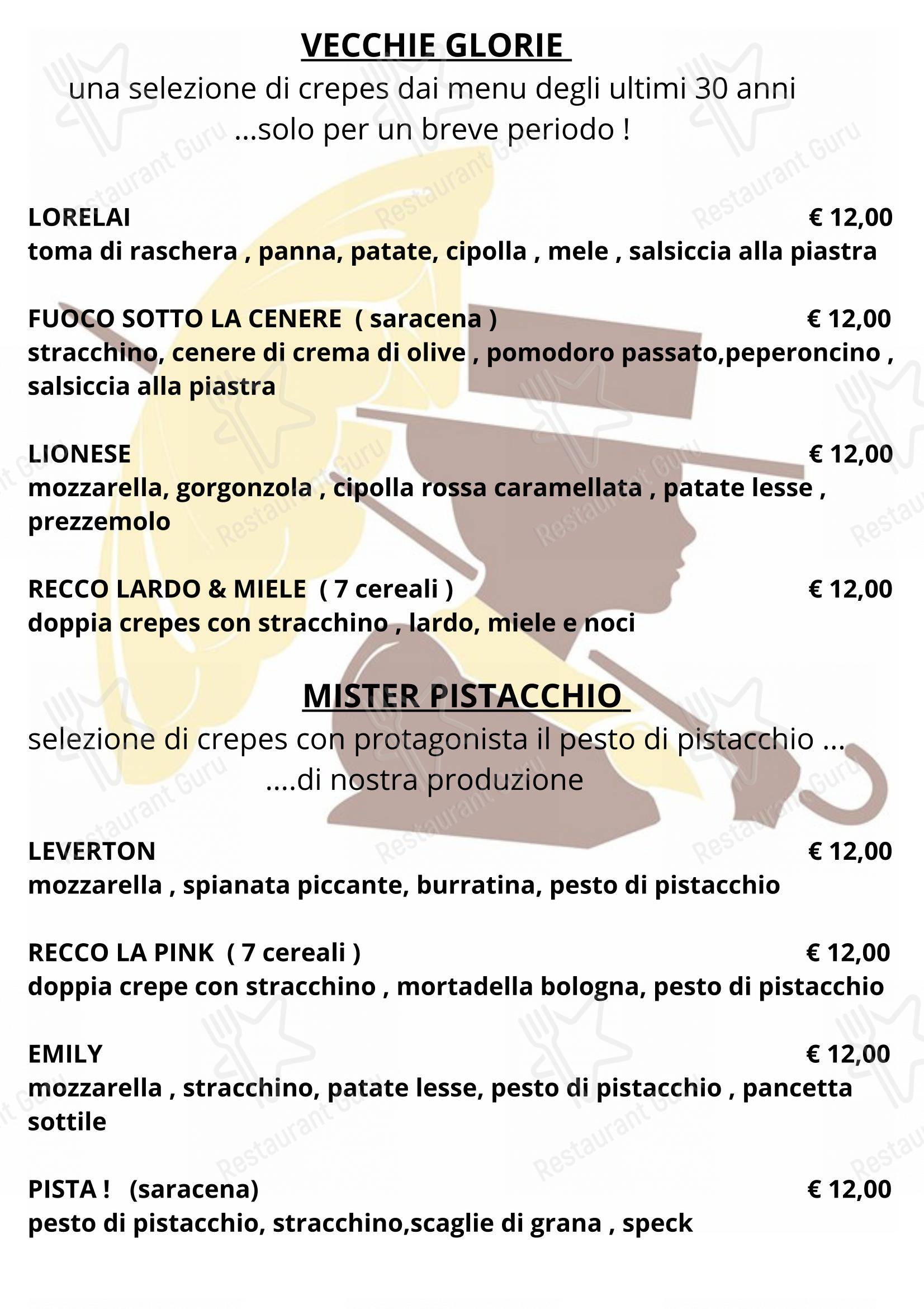 Allantè in Rivalta di Torino - Menu