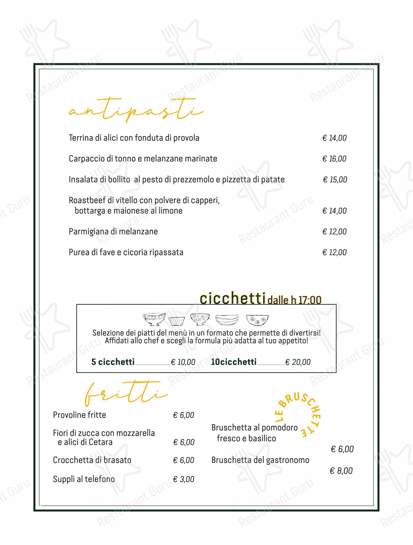 Menu di Cresci - Menu
