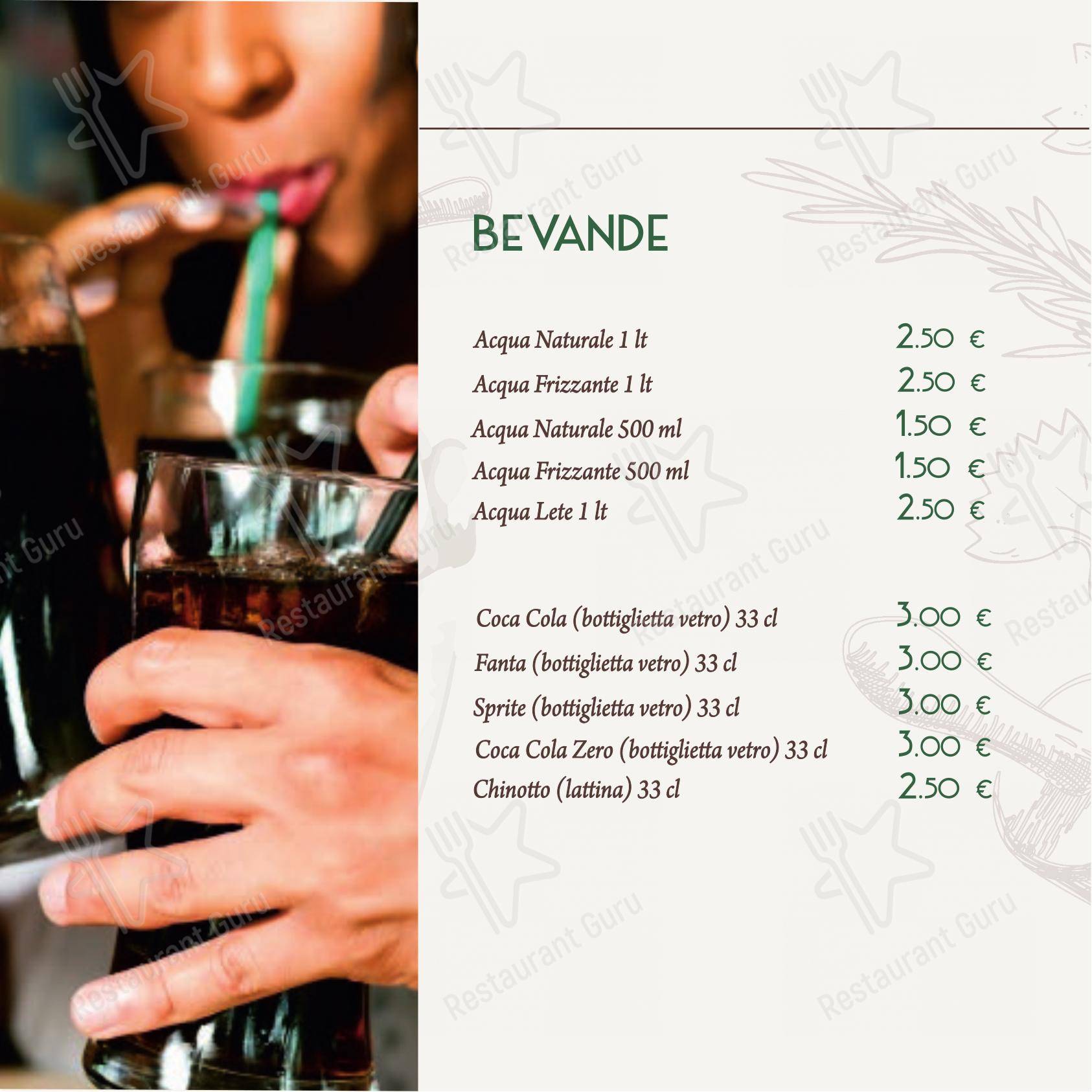 Da Onofrio Ristorante Pizzeria in Furci Siculo - Menu