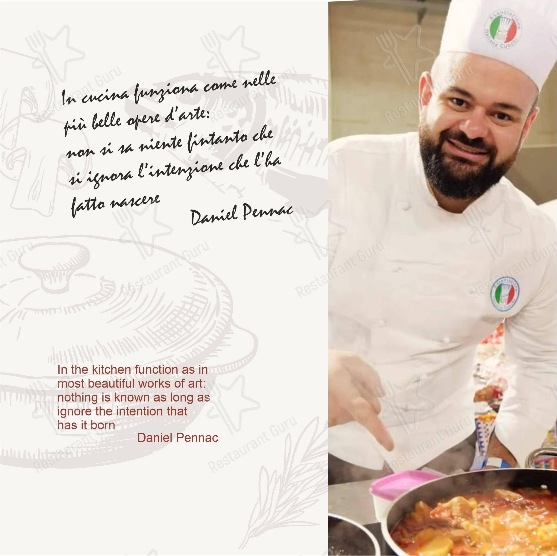 Menu di Da Onofrio Ristorante Pizzeria - Menu bar