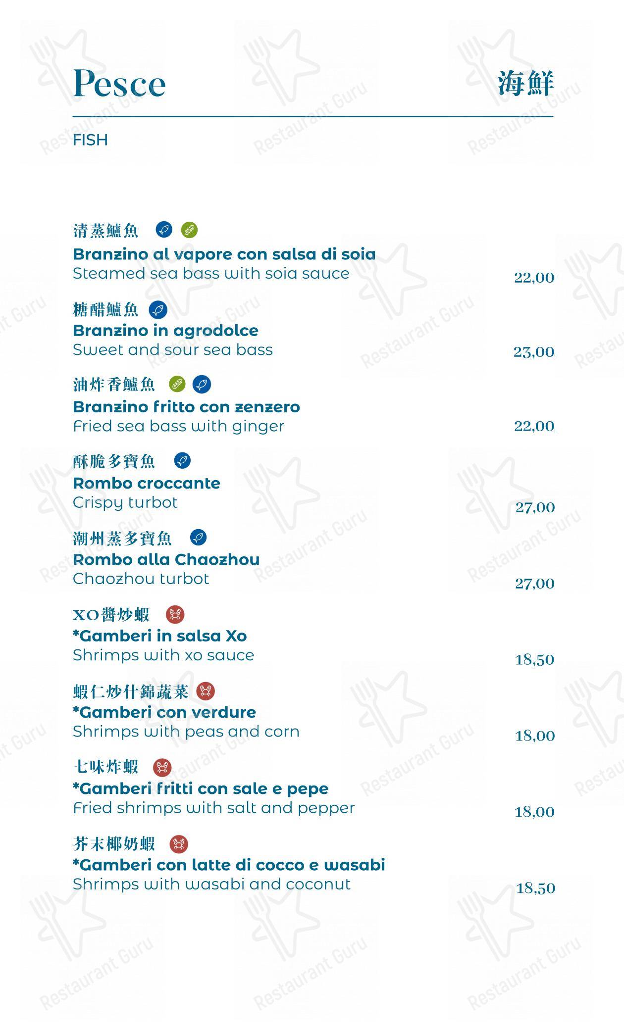 Menu di Dim Sum - Menu bar