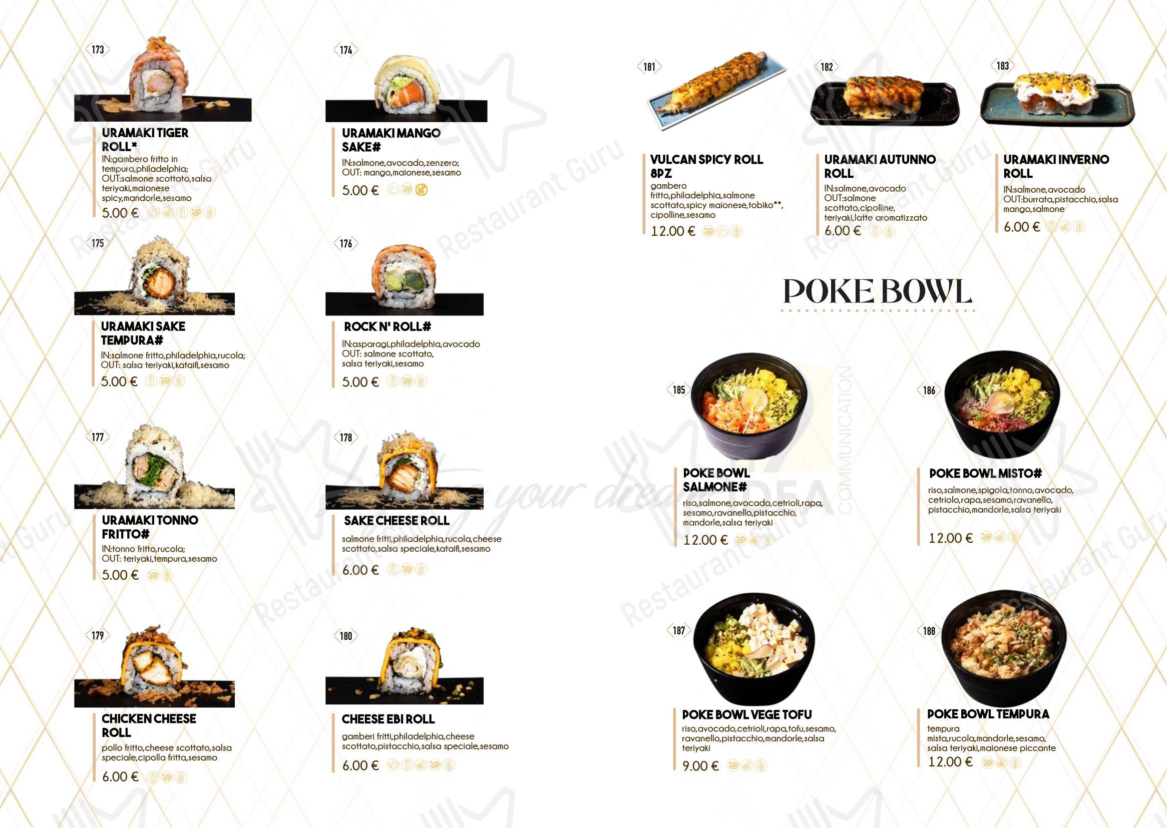 Menu per Konan in Roma