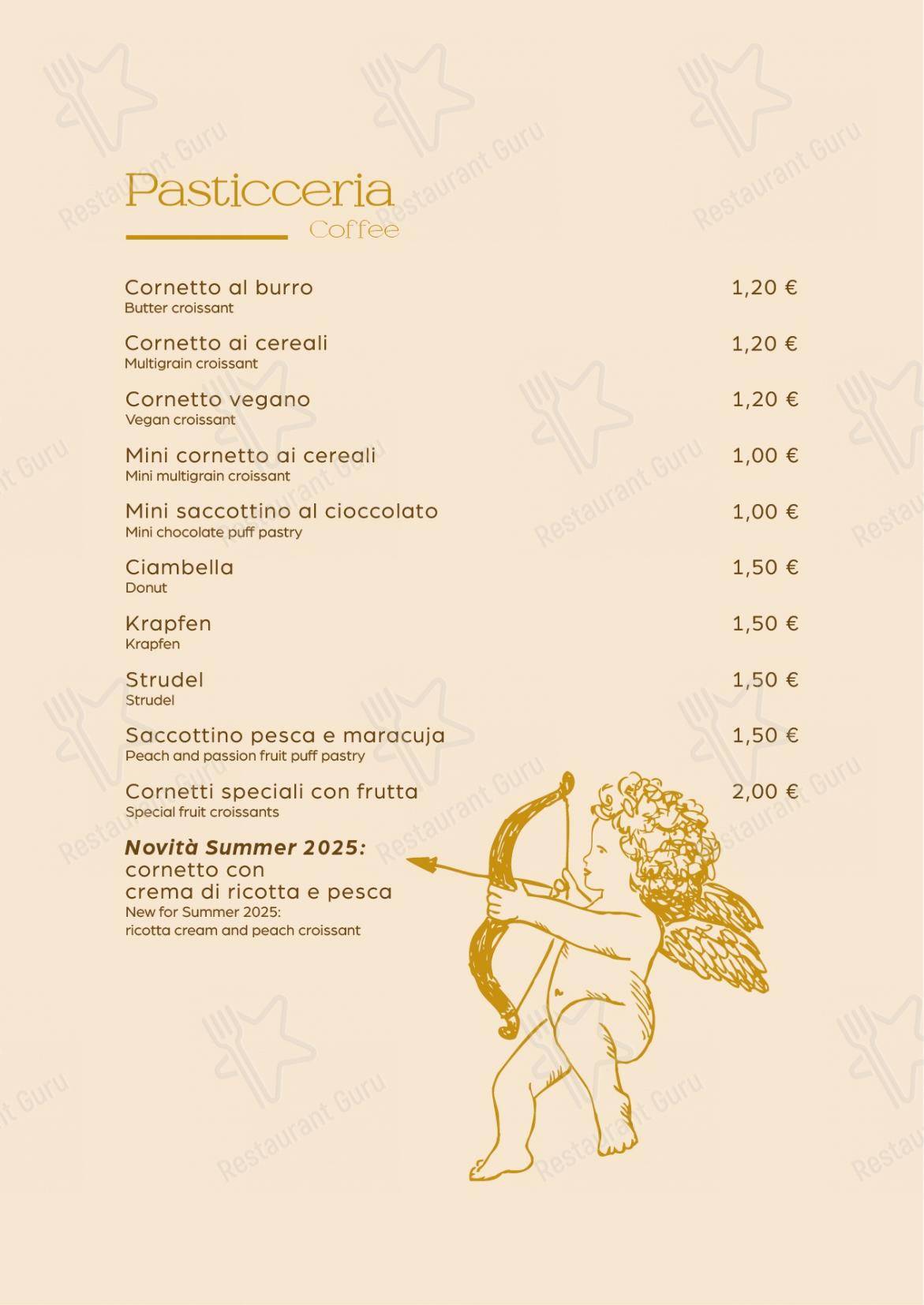 菜单 per La Congrega