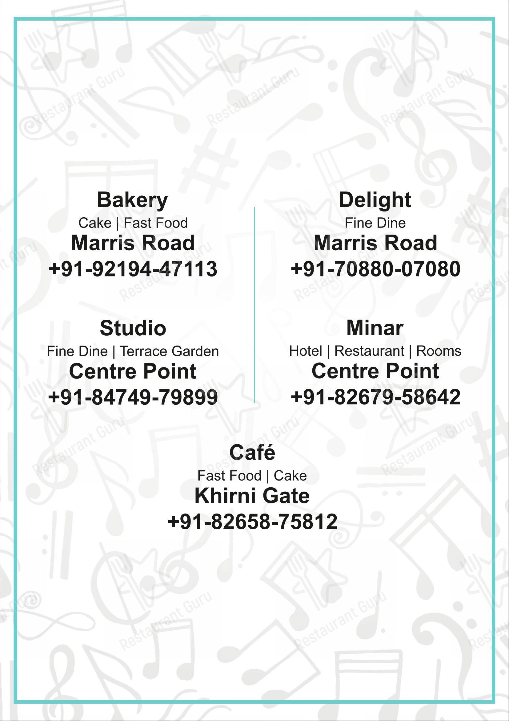 Milkbar Studio Best Restaurant in Aligarh Family Restaurant in Aligarh - Menu