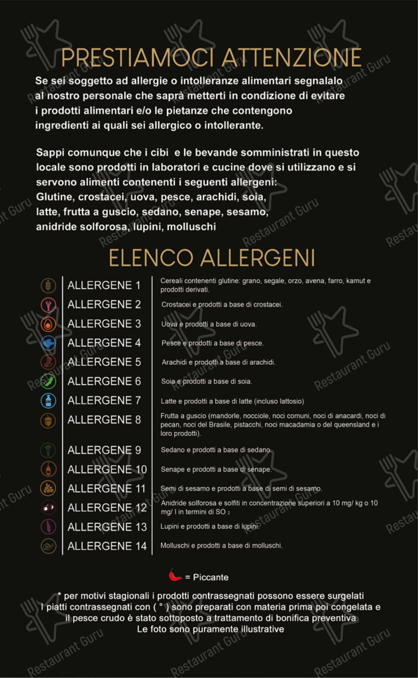 Mulan sushi in Lissone - 菜单