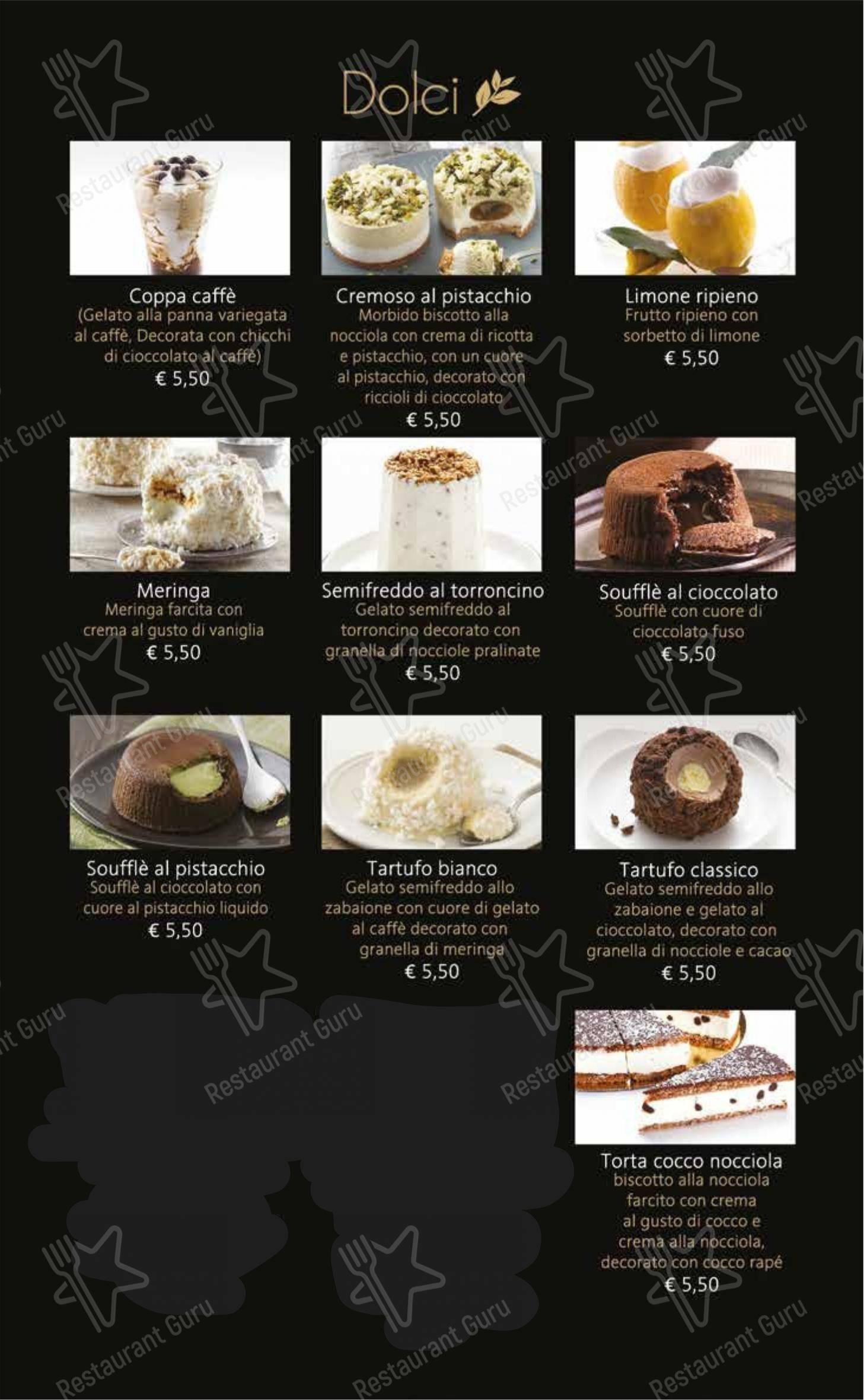 Menu bar per Mulan sushi ristorante