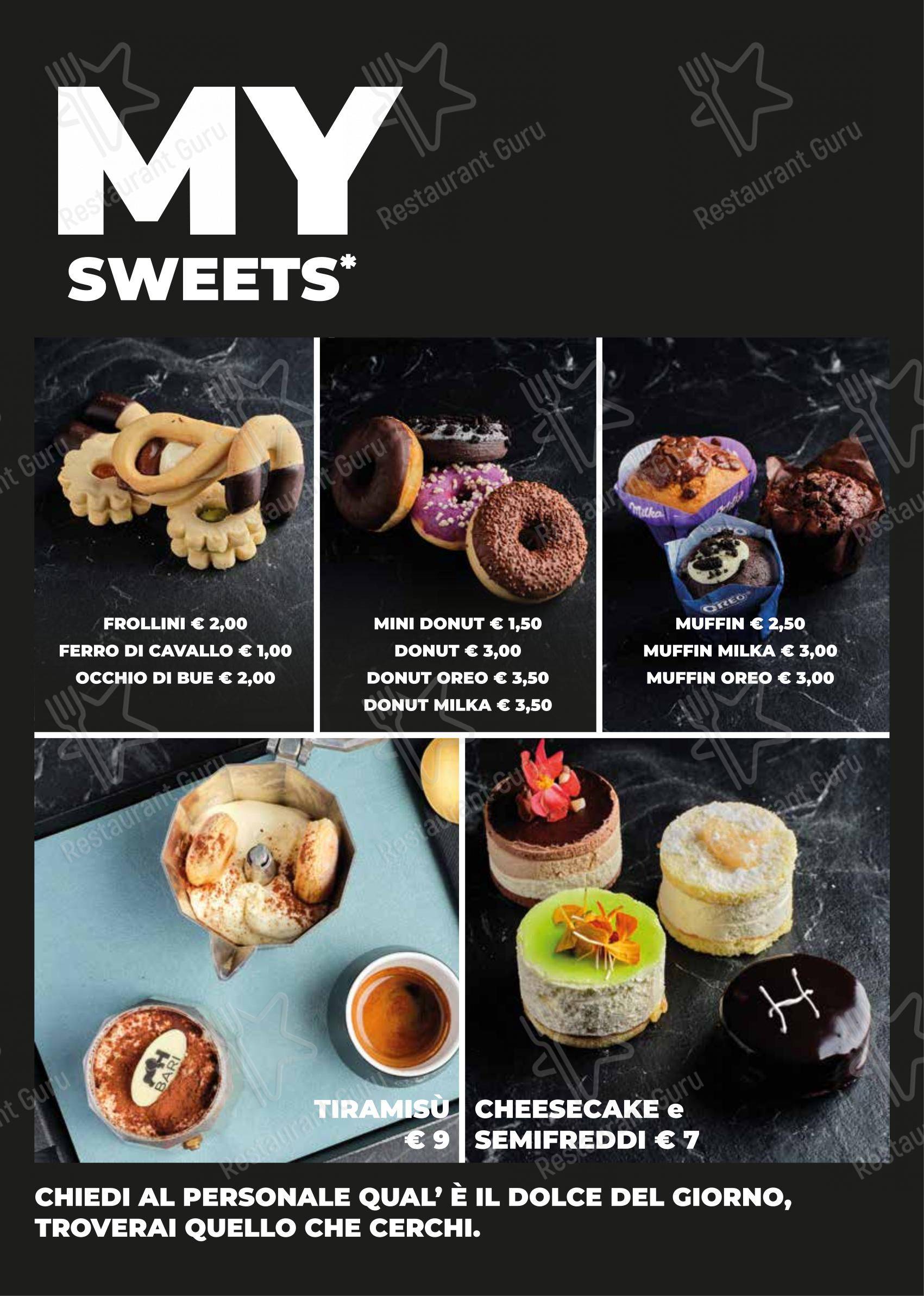 Menu per My Day self-service
