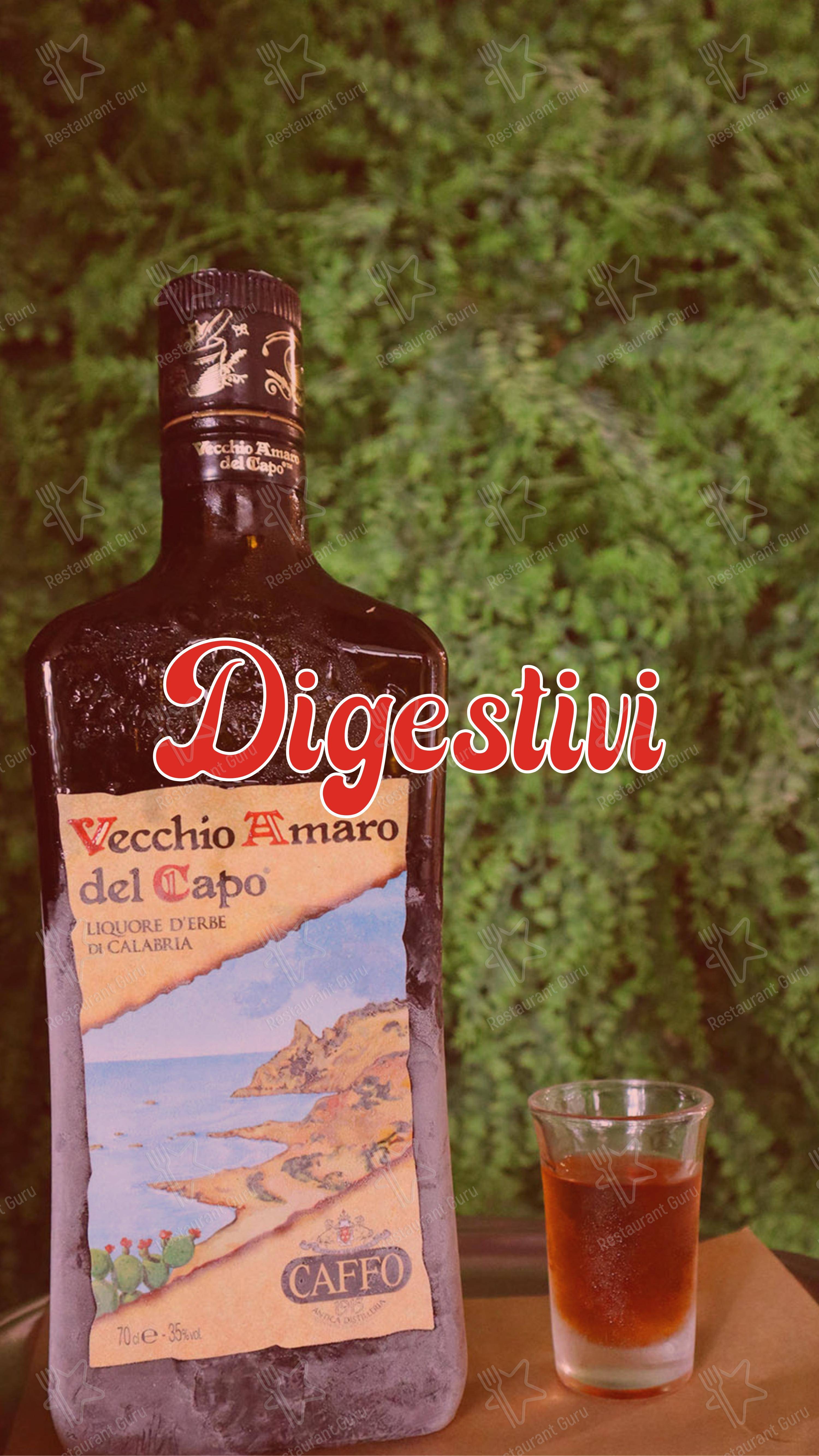 Menu di Napule 'e Notte - Menu bar