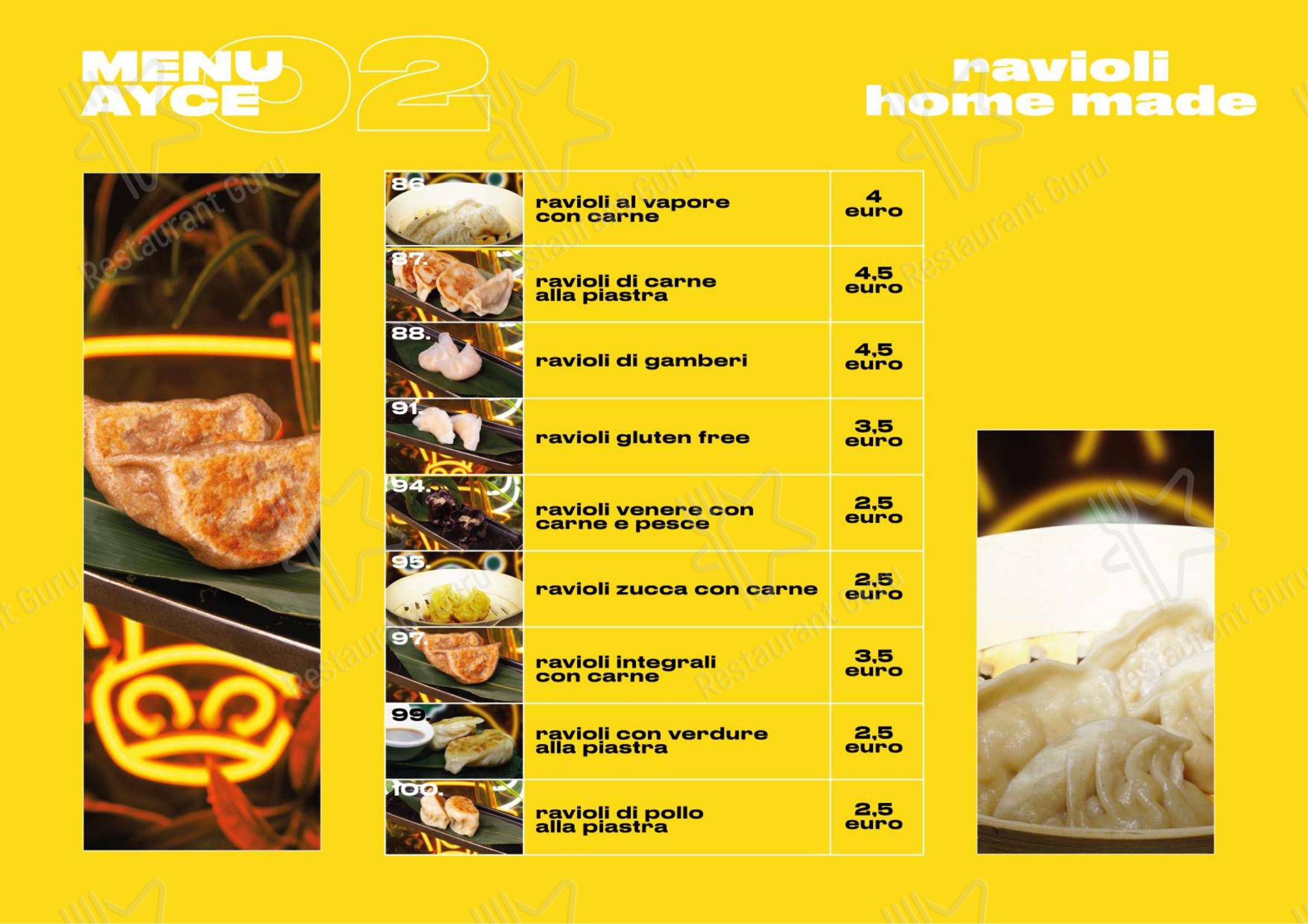 Menu pour Oishi Sushi Restaurant restaurant