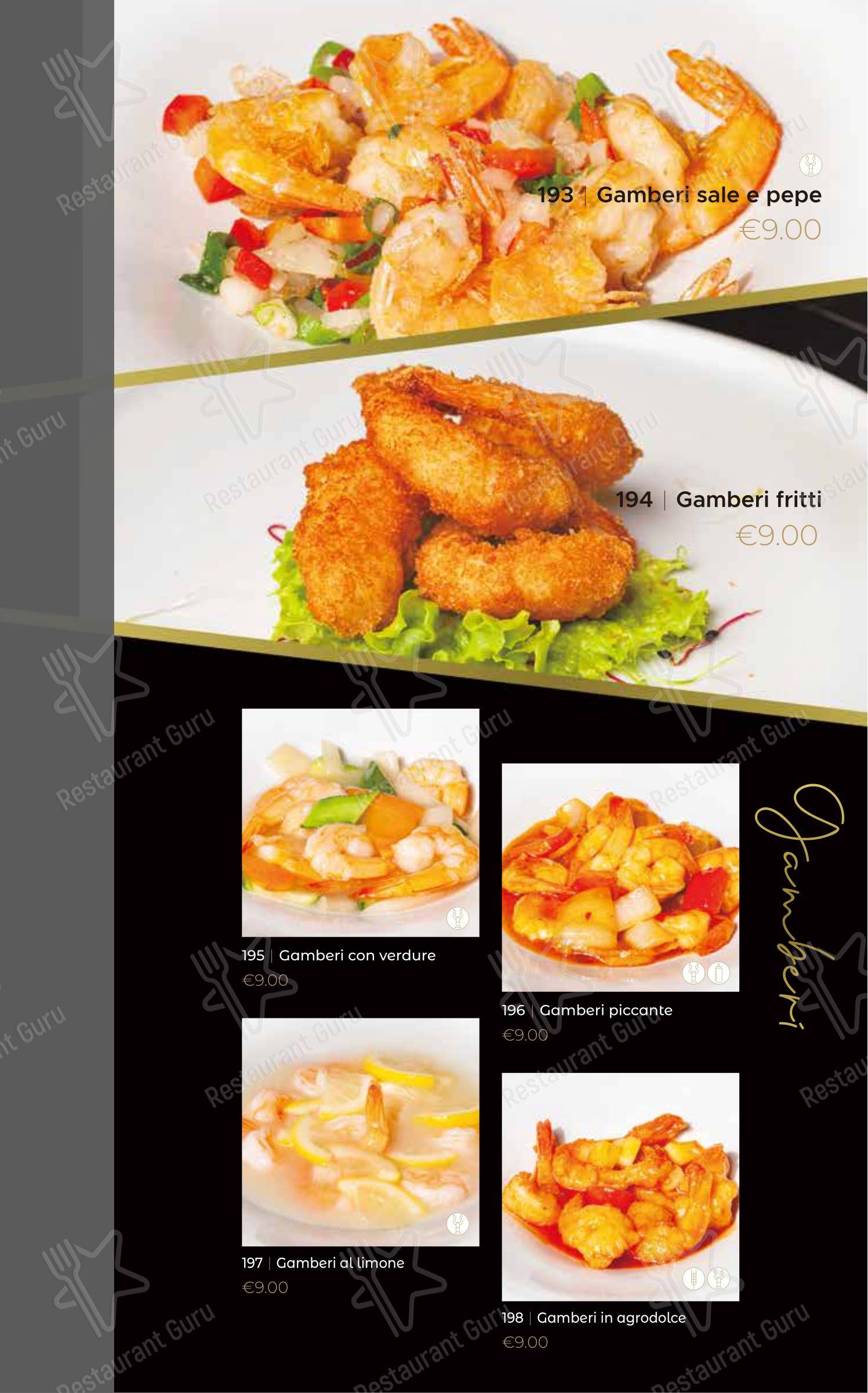 Menu bar per Oya Sushi Rovigo ristorante