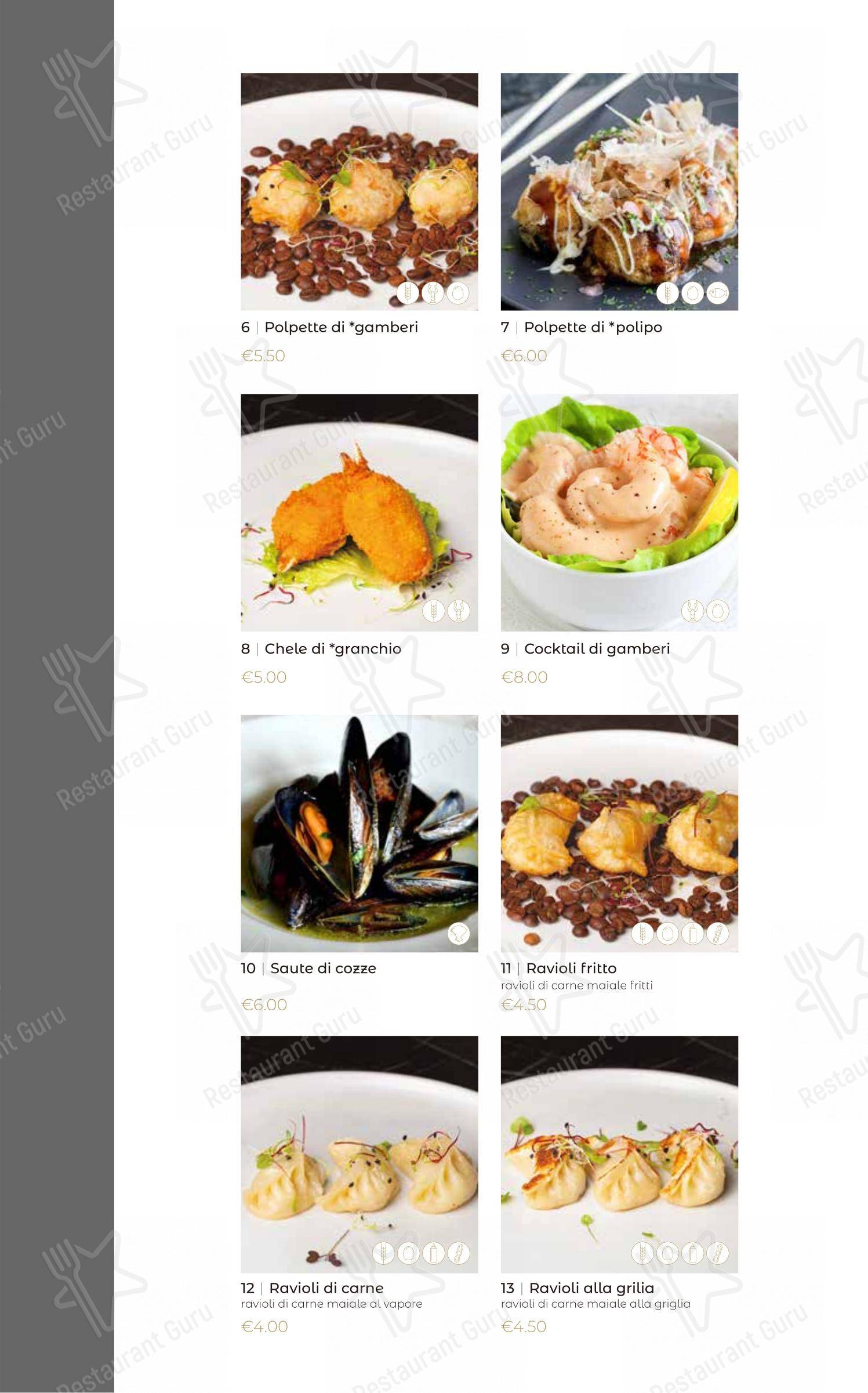 Menu bar per Oya Sushi Rovigo in Rovigo