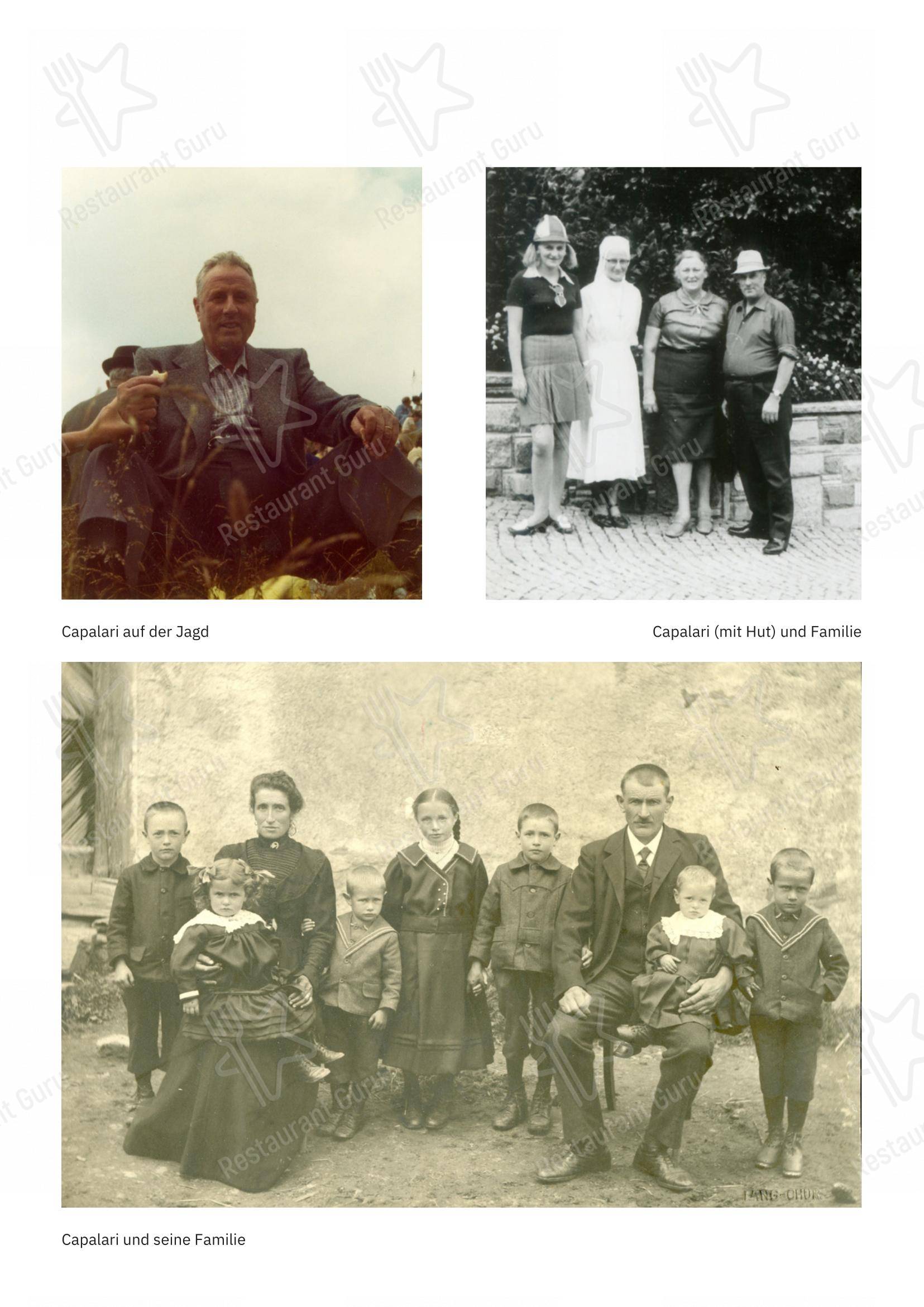 Menu per Restaurant Capalari ristorante