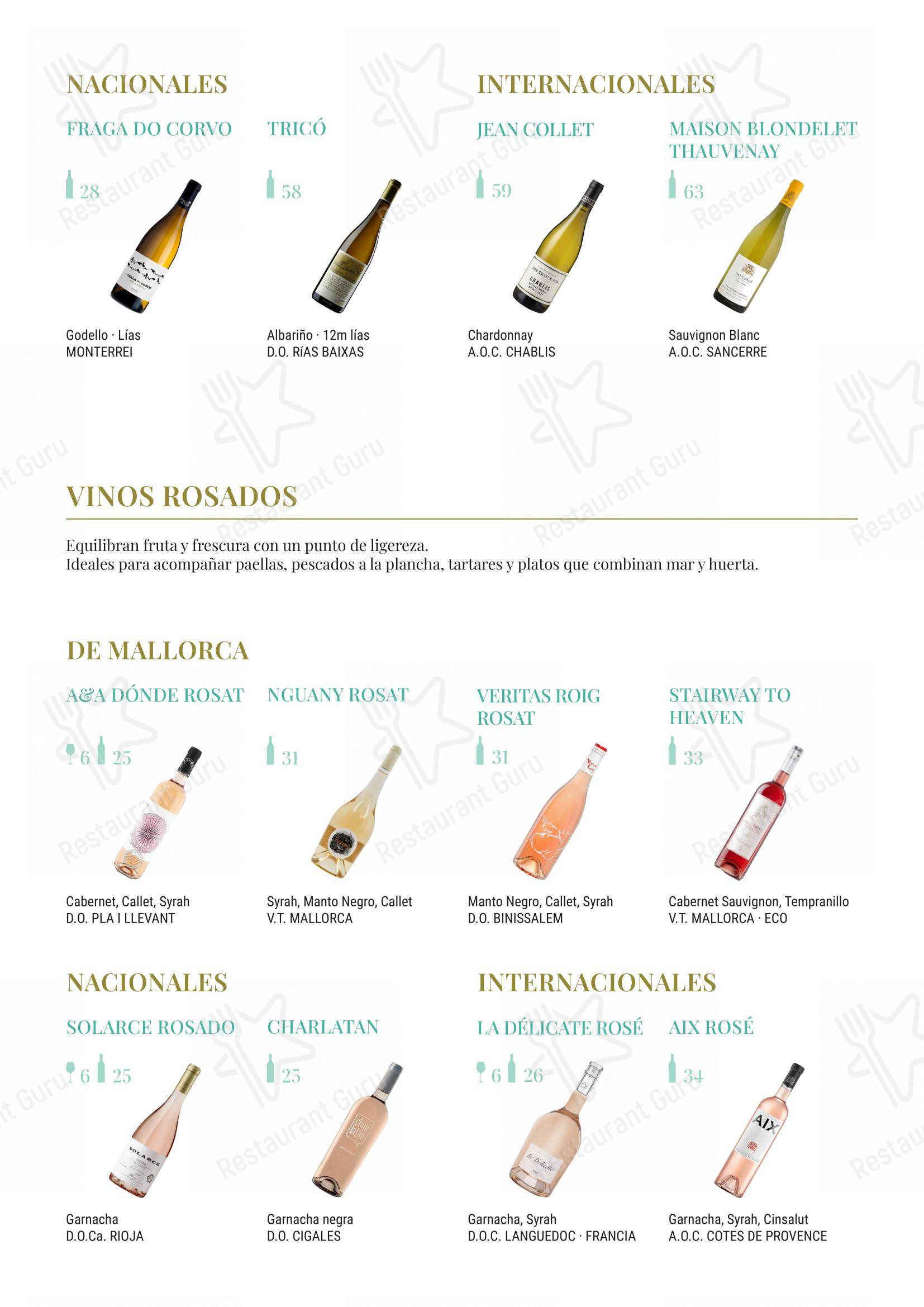 Carta de Restaurante Can Pep Puerto Andratx - Детское