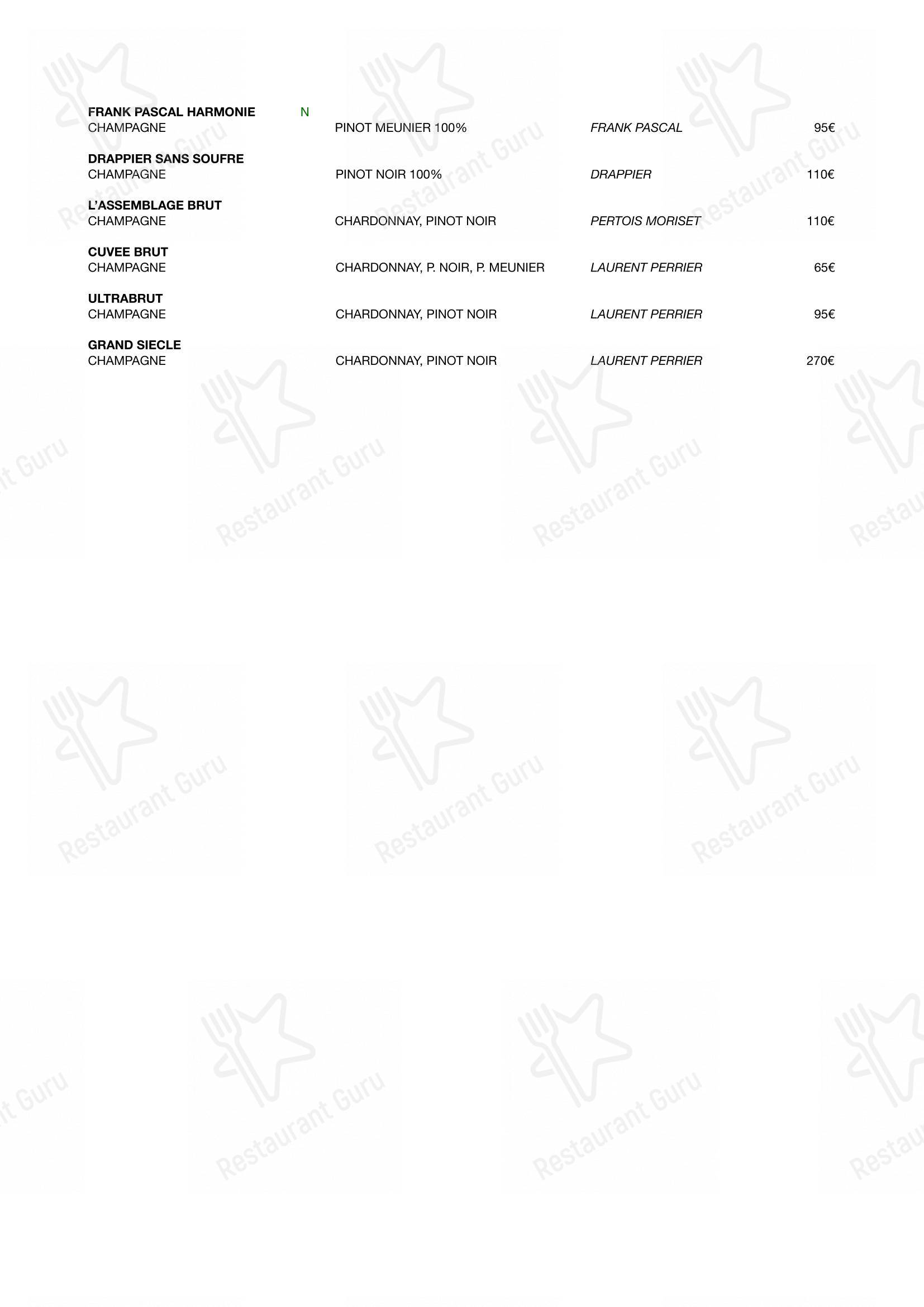 Menu di Ristorante Le Querce - Menu bar