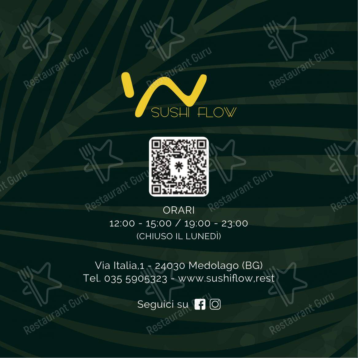 菜单 per Sushi Flow ristorante