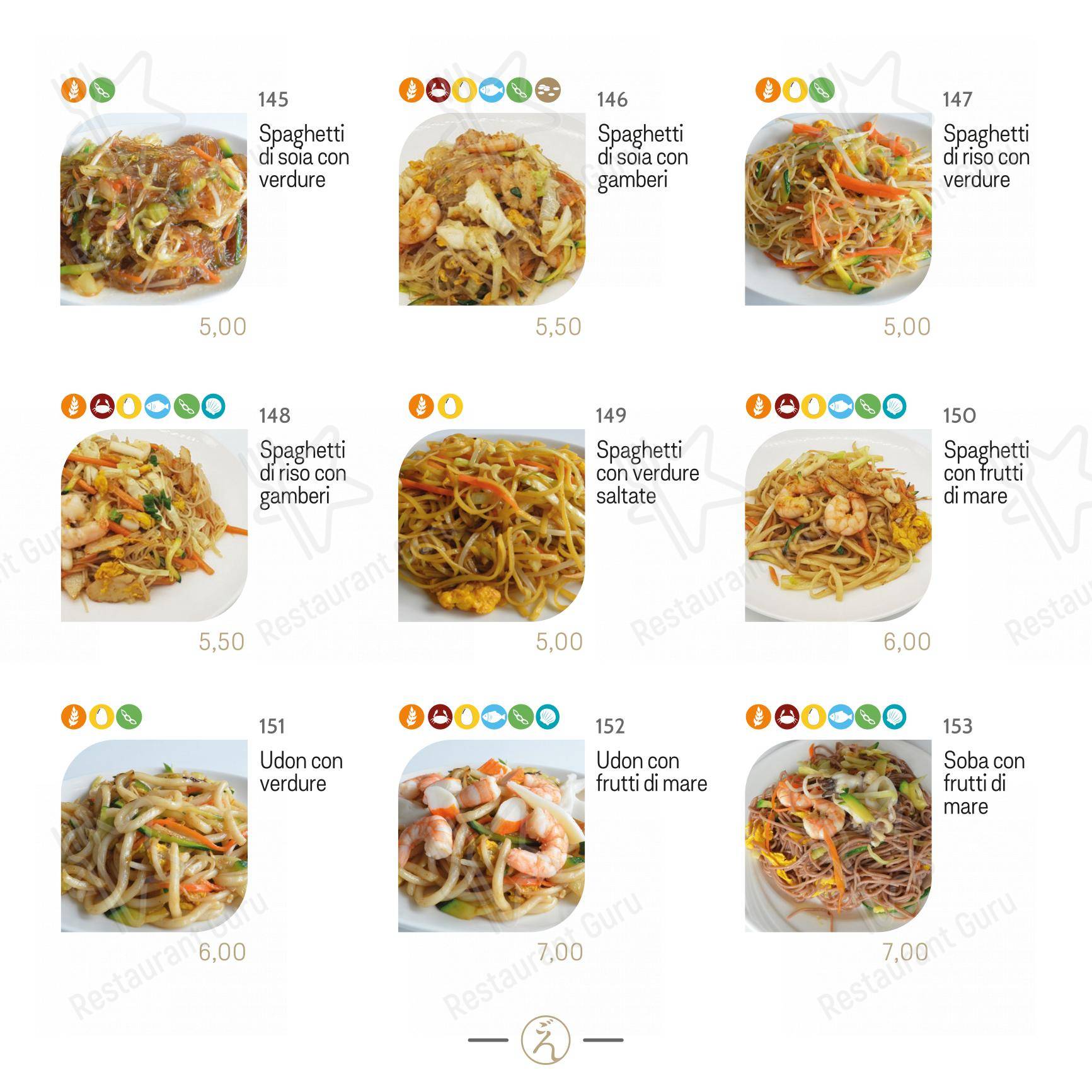Menu per Ristorante Nest Sushi Wok ristorante