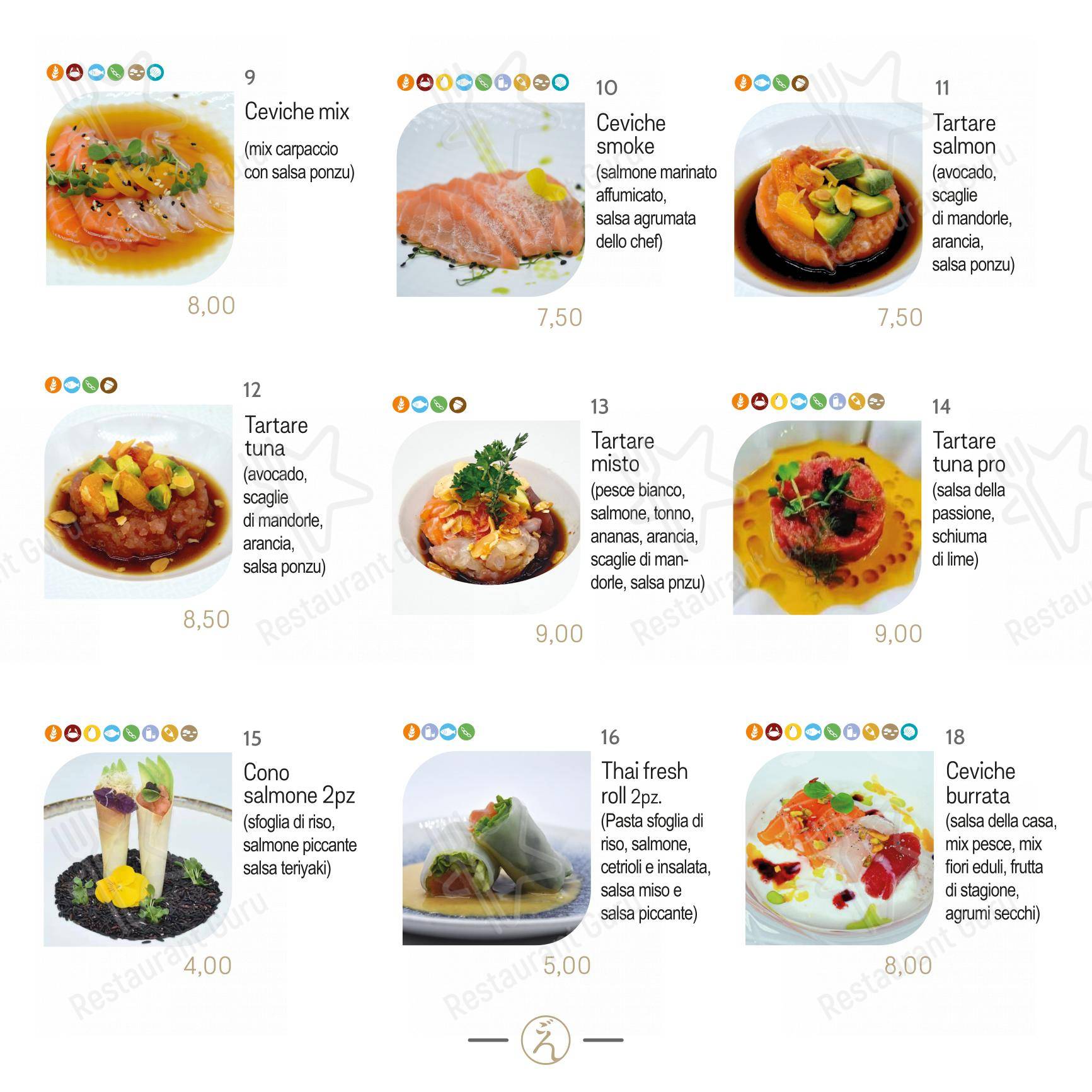Ristorante Nest Sushi Wok in Fiorano - Menu