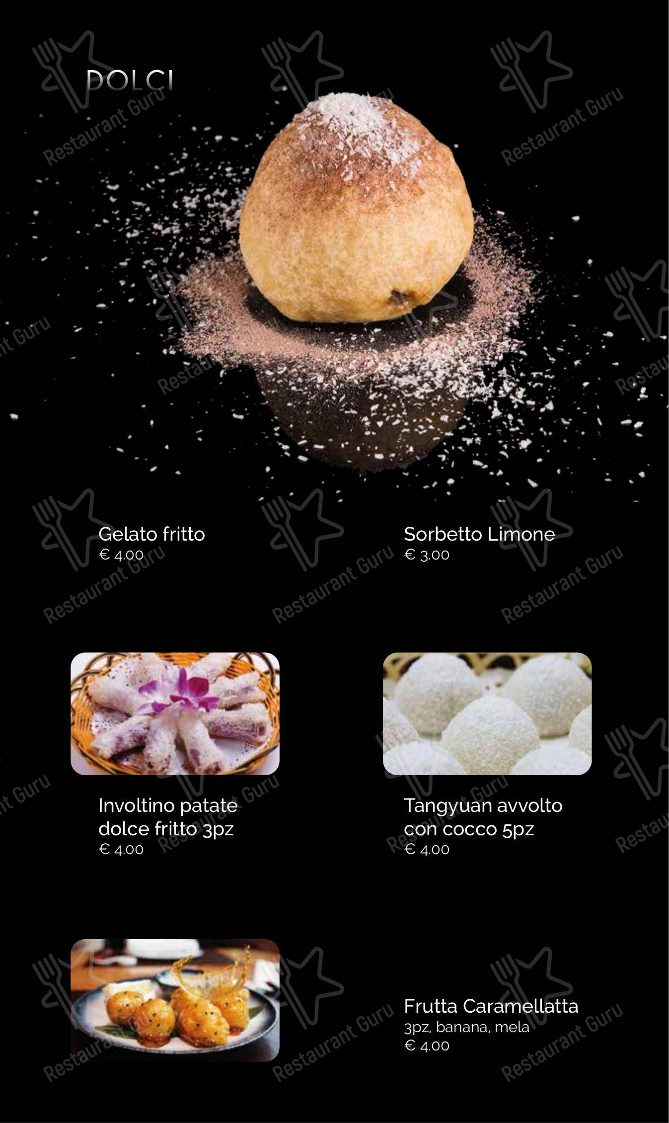 Xuan in Cittadella - Menu