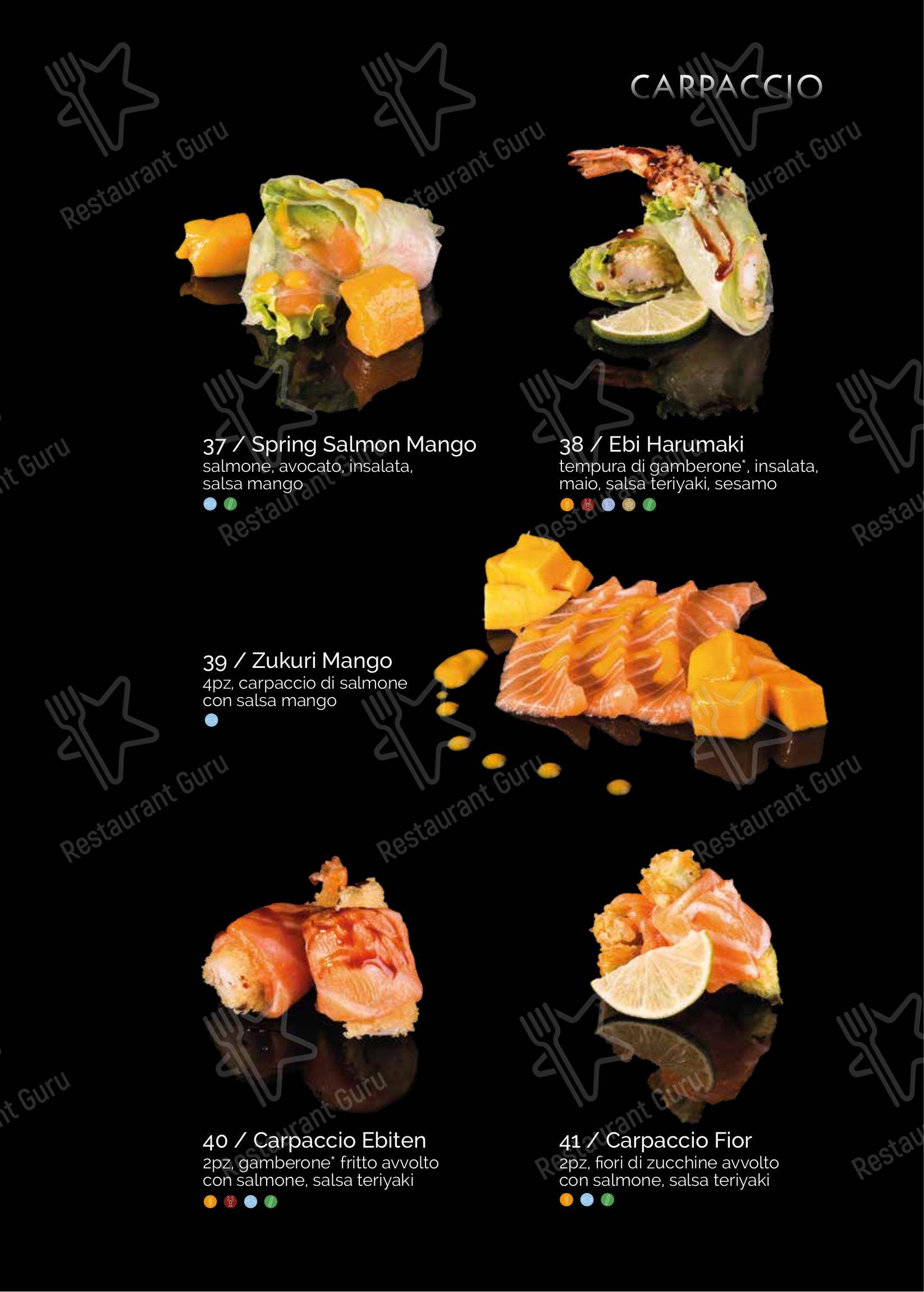 Menu bar per Xuan ristorante