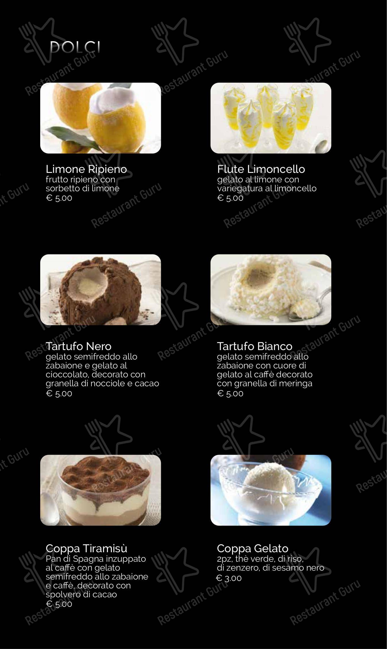 Menu per Xuan ristorante